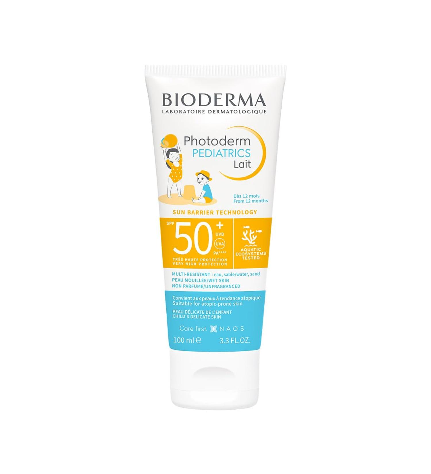 Bioderma Photoderm Children's Milk SPF50+ Pediatrics from 12 Months for Atopic Skin 100 ml - Buy Online on GoSupps.com