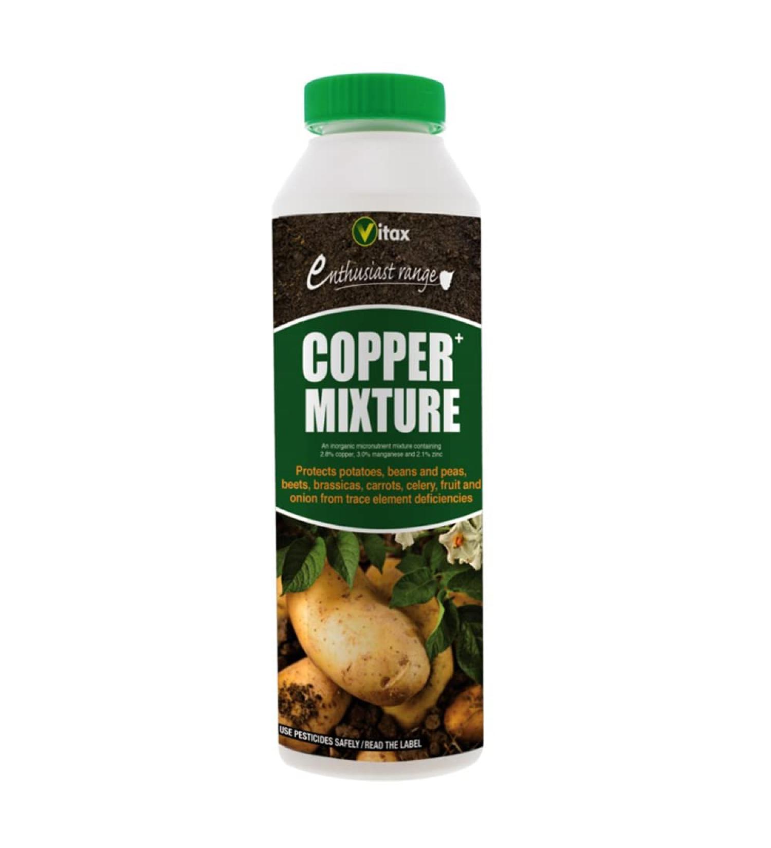 Vitax Copper Mixture Protects Vegetables From Trace Element Deficiencies 175 Grams