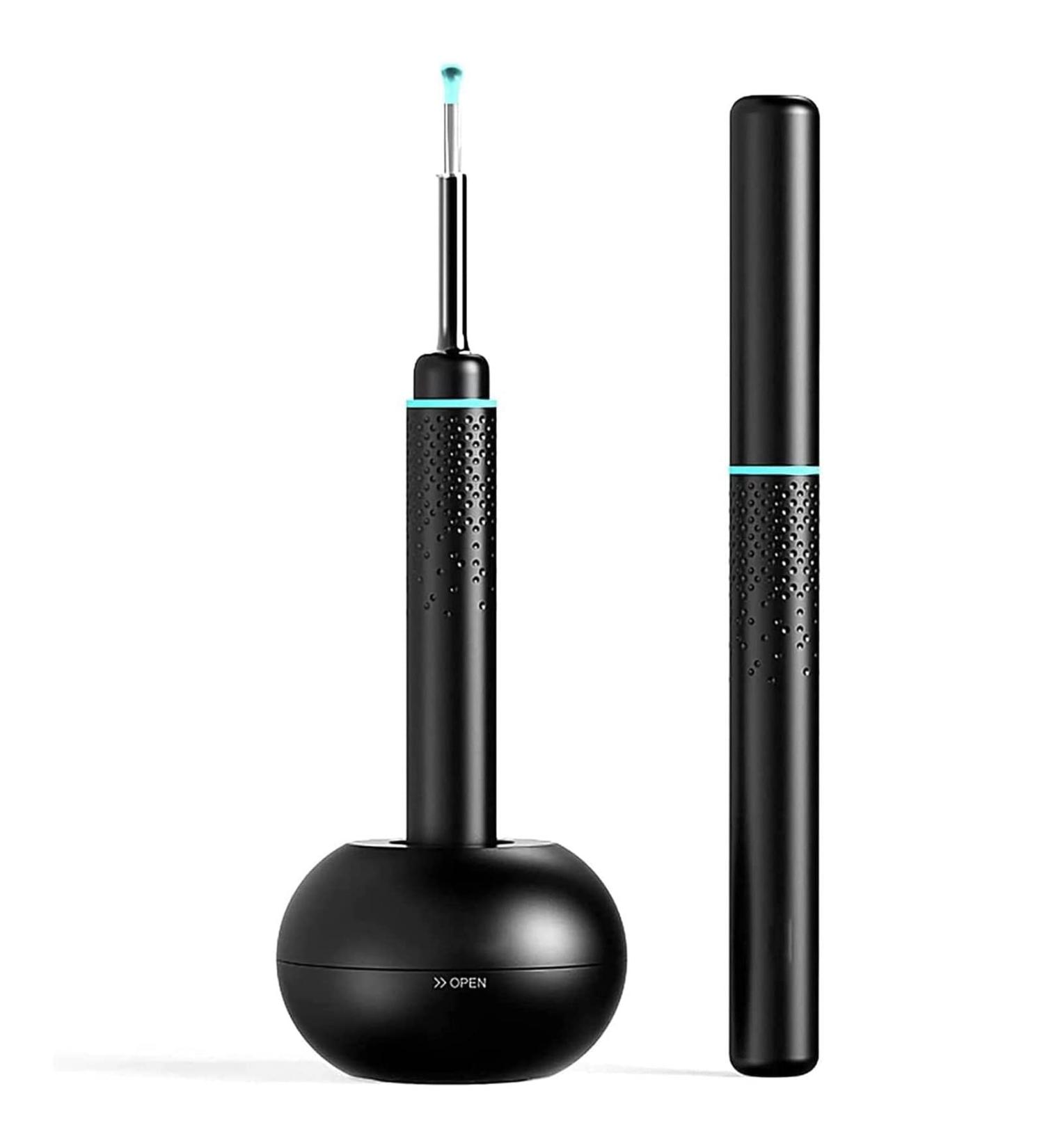 HD Otoscope Camera Ear Wax Removal Kit - Health Care Ear Cleaner Tools for Adults and Children (Black) - Buy Online on GoSupps.com