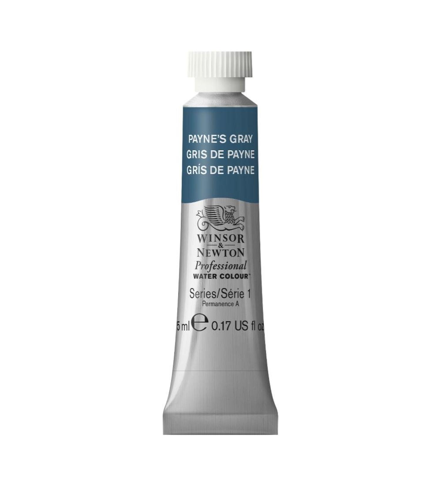 Winsor & Newton Professional Watercolor 5ml Tube Payne's Gray - 0.17oz | High-Quality Paint for Artists - Buy Online on GoSupps.com