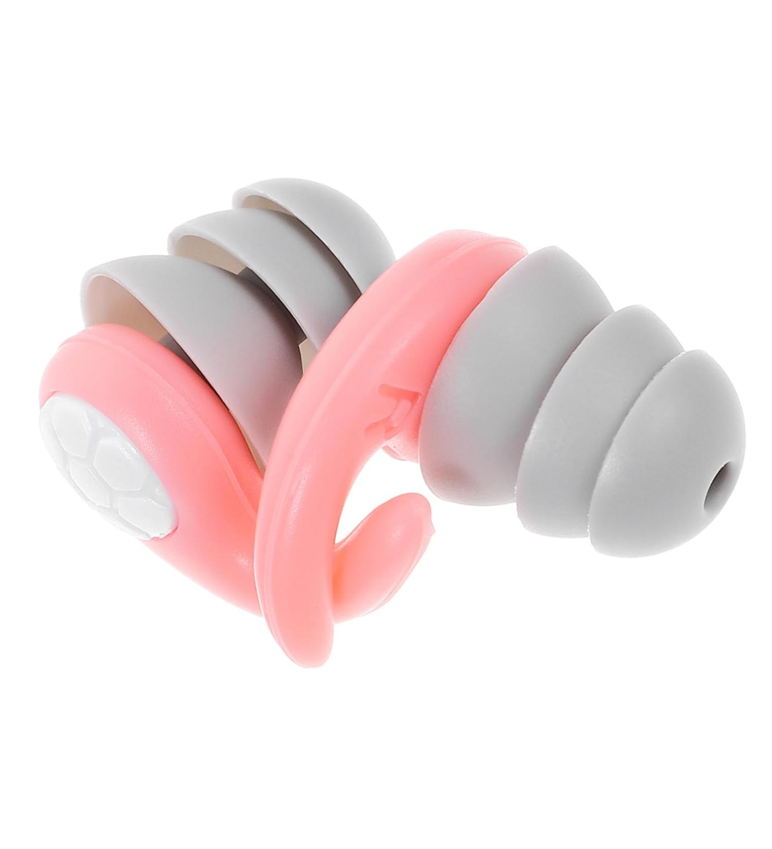Waterproof Swim Ear Plugs for Women - Noise Reduction Earbuds | Portable Pink Earplugs for Swimming | 1 Pair - Buy Online on GoSupps.com