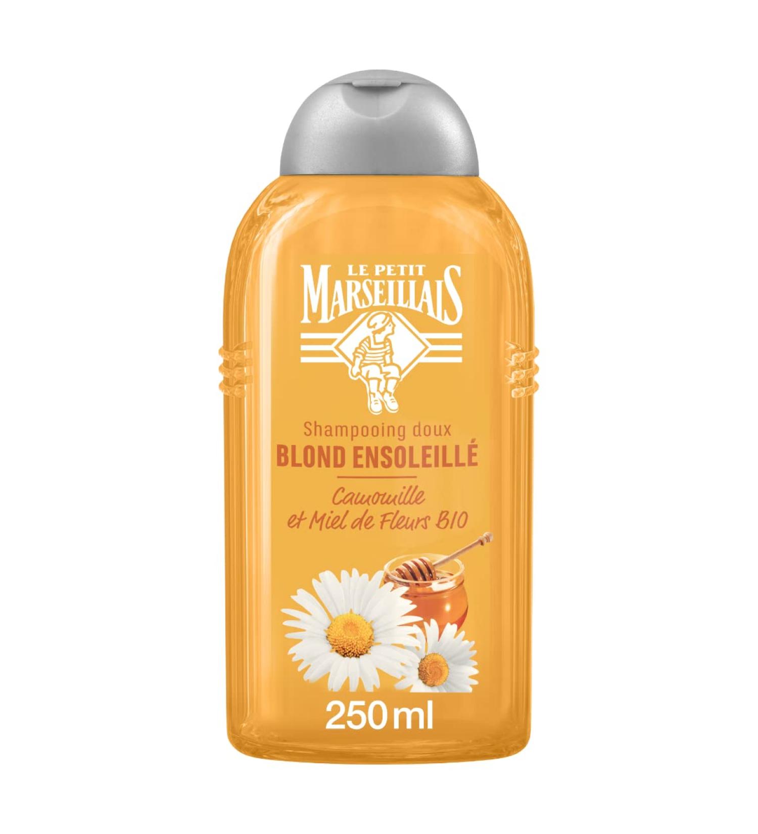 Le Petit Marseillais Gentle Shampoo Blond Ensoleill e chamomile and organic honey - 250 ml bottle - Buy Online on GoSupps.com