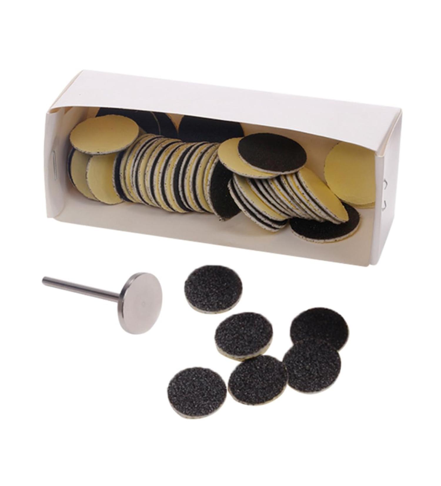 SOESFOUFU 1 Set Nail Polishing Sheets self Adhesive Sandpaper disc Pedicure Sandpaper disc Foot Remover File Replacement Sandpaper pad Discs Nail Tools Electric Sand Sheet Nail File - Buy Online on GoSupps.com