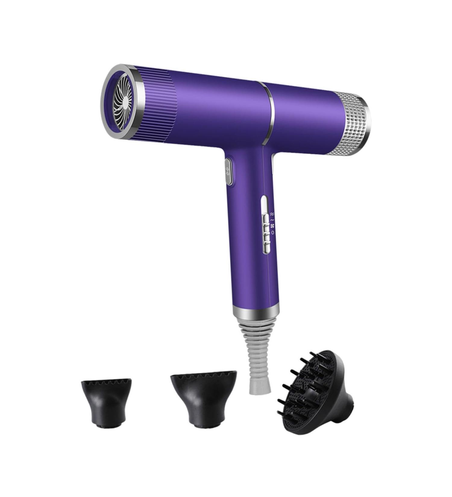 Zialofi Hair Dryer Blow Dryer Negative Ionic 100000 RPM with Nozzle Fast Drying Salons Blow High Speed Hairdryer for Home Travel - Buy Online on GoSupps.com