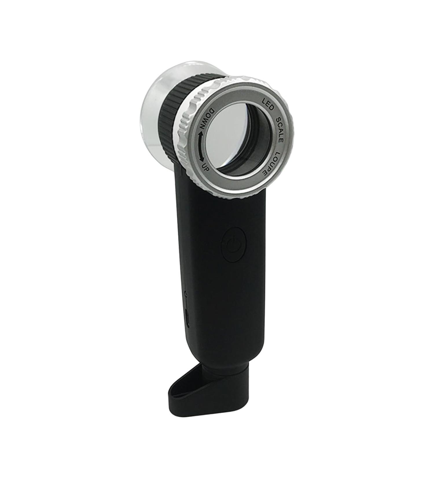 Uncles Powerful 30X Handheld Magnifier USB Rechargeable Magnifying Glass with LED Light Explore The Details up Close for Senior - Buy Online on GoSupps.com