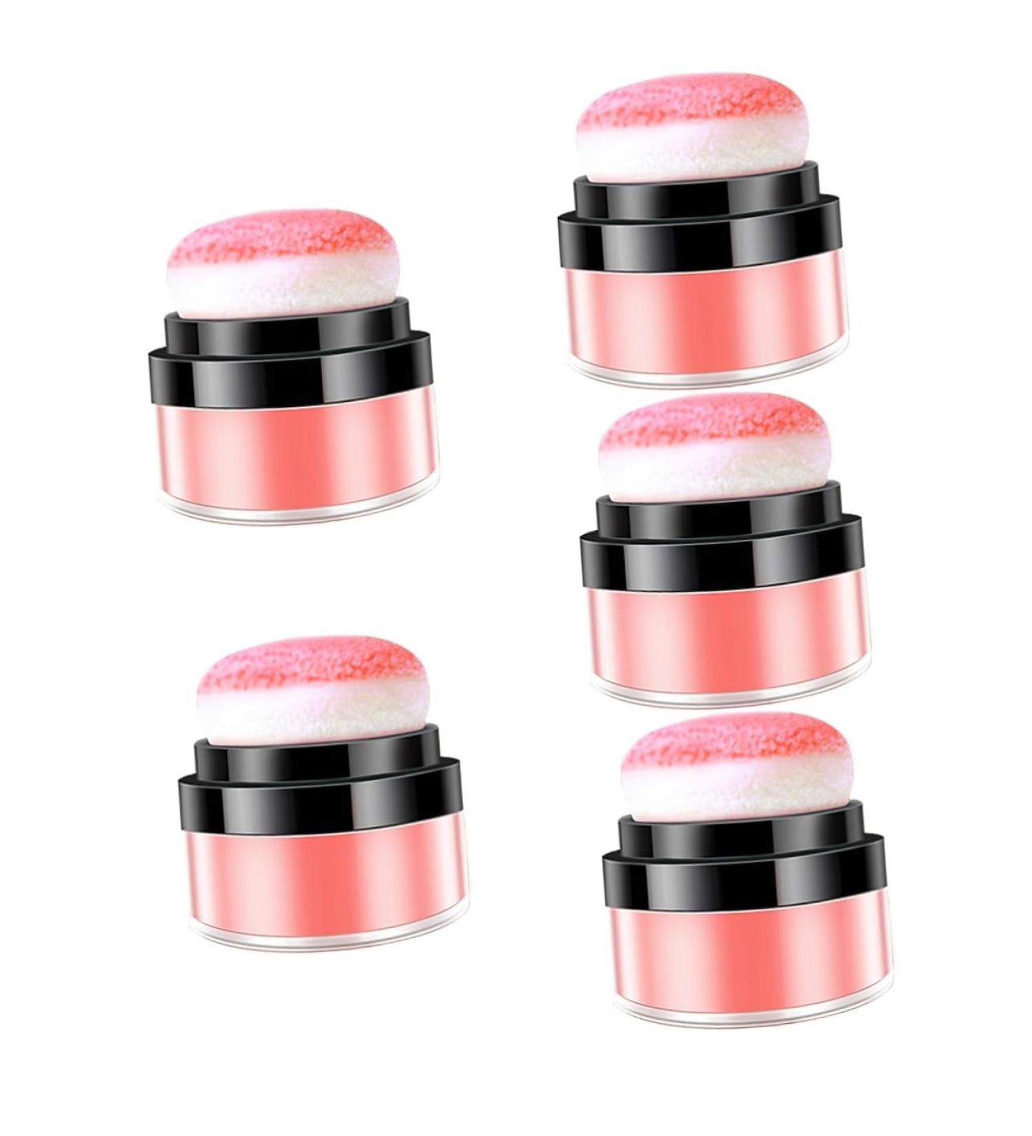 Healvian 5pcs Oil Control Cushion Blush Cushion Makeup Creme Blush for Cheeks Makeup Blush Blusher Plastic - Buy Online on GoSupps.com