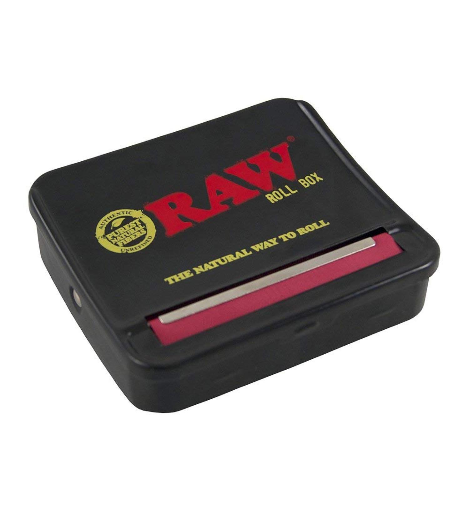 RAW Natural Unrefined Rolling Papers | 70mm King Size | Automatic Rolling Box - Buy Online on GoSupps.com