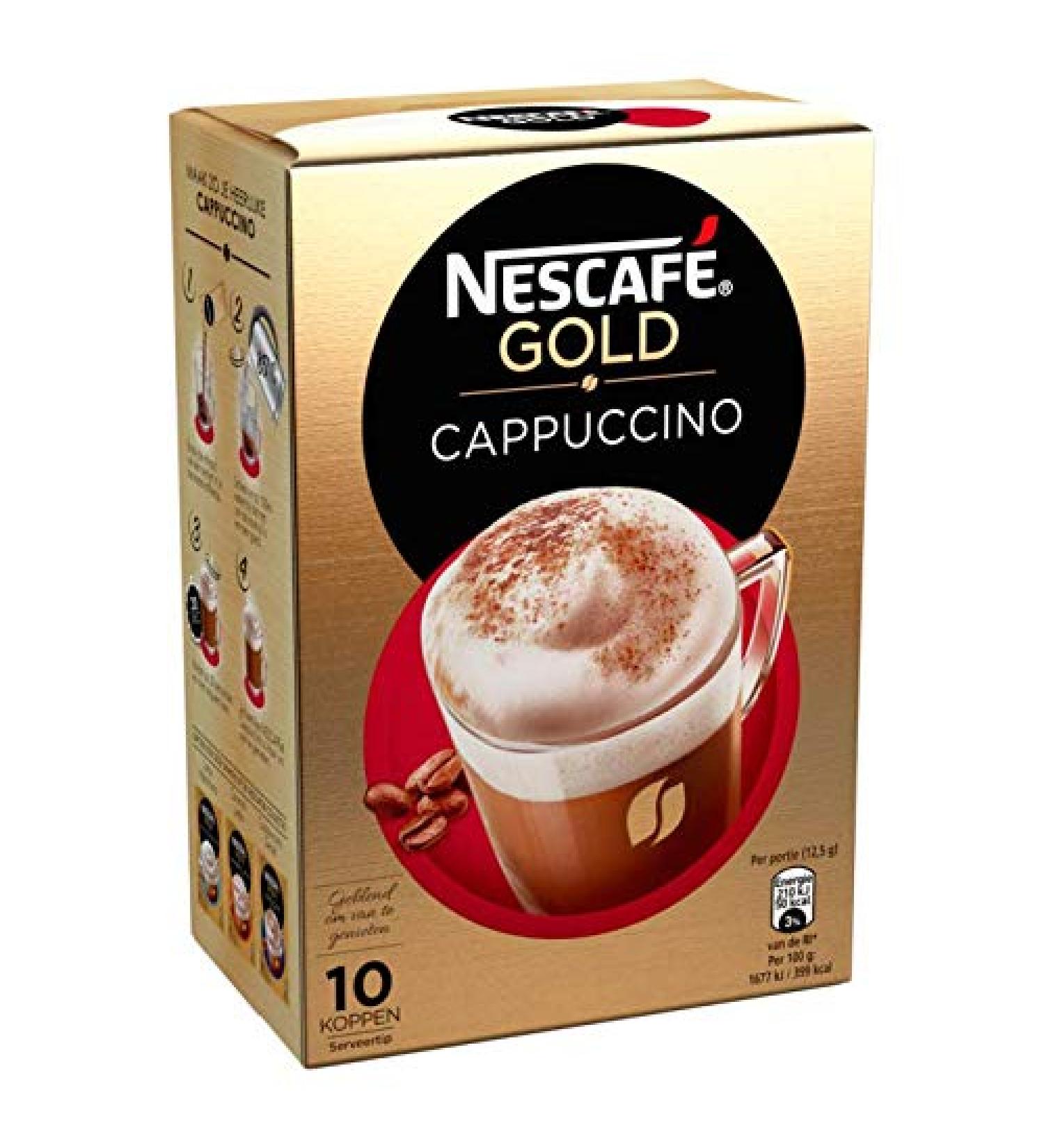 Nescafe Nescafe Cappuccino Instant Coffee 10 Sticks per Pack 125g