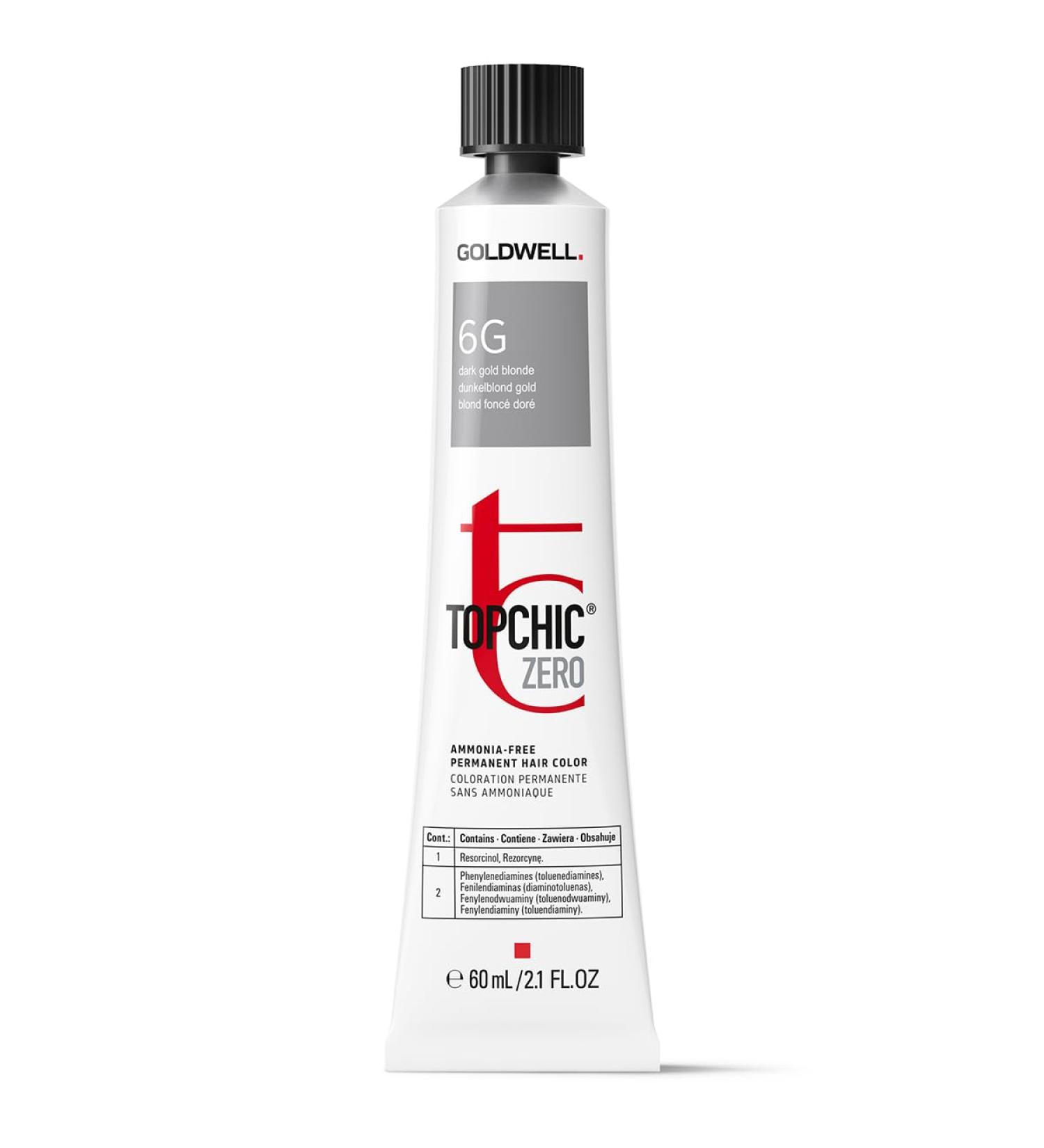 GOLDWELL Topchic Zero 6G Warm Browns Dark Gold Blonde tb 60ml - Buy Online on GoSupps.com