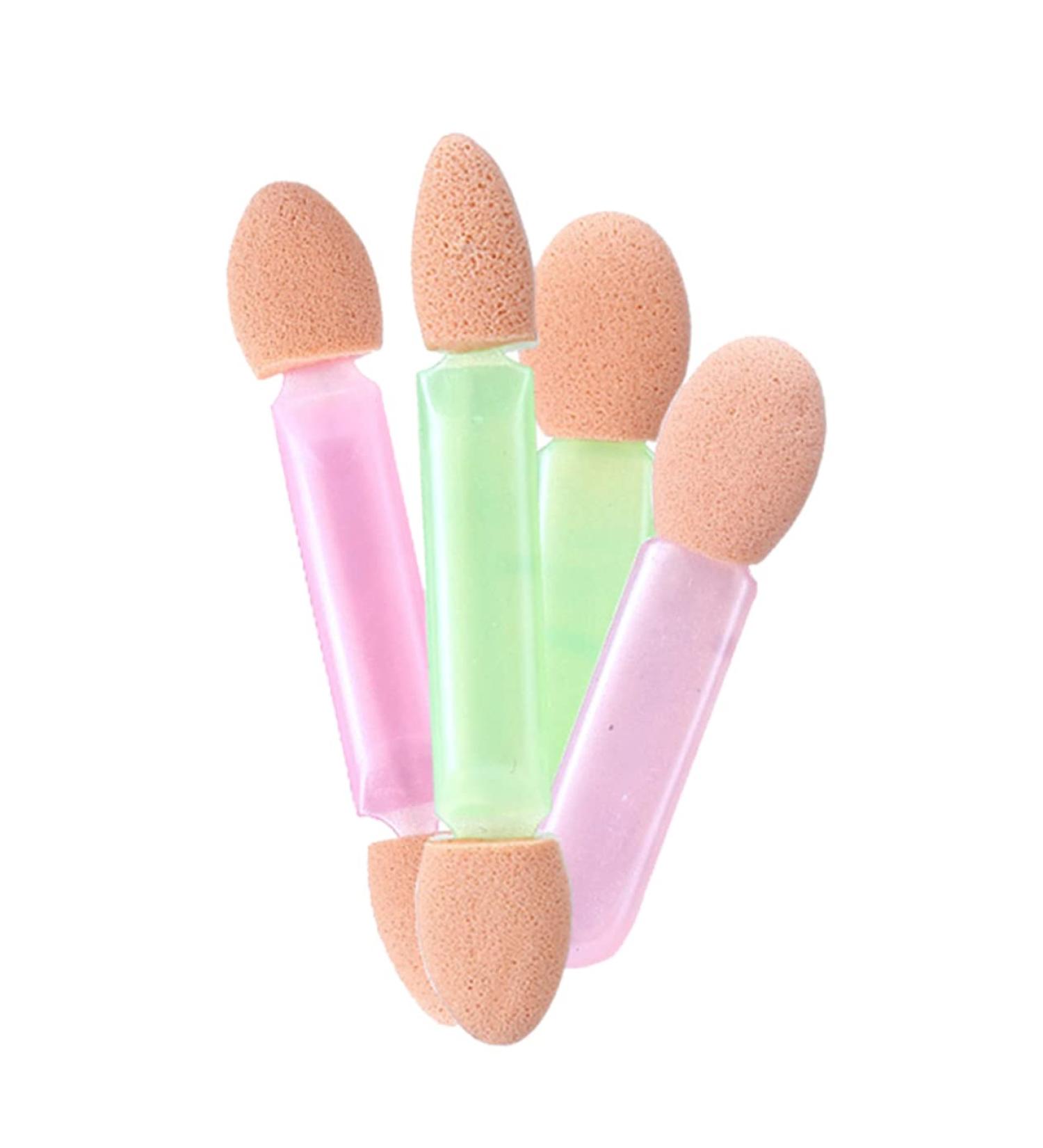Mikinona Sponge Eyeshadow Stick 8pcs Sponge Applicator Eyeshadow Brush Eye Shadow Stick Double Head Eye Shadow Brush - Buy Online on GoSupps.com