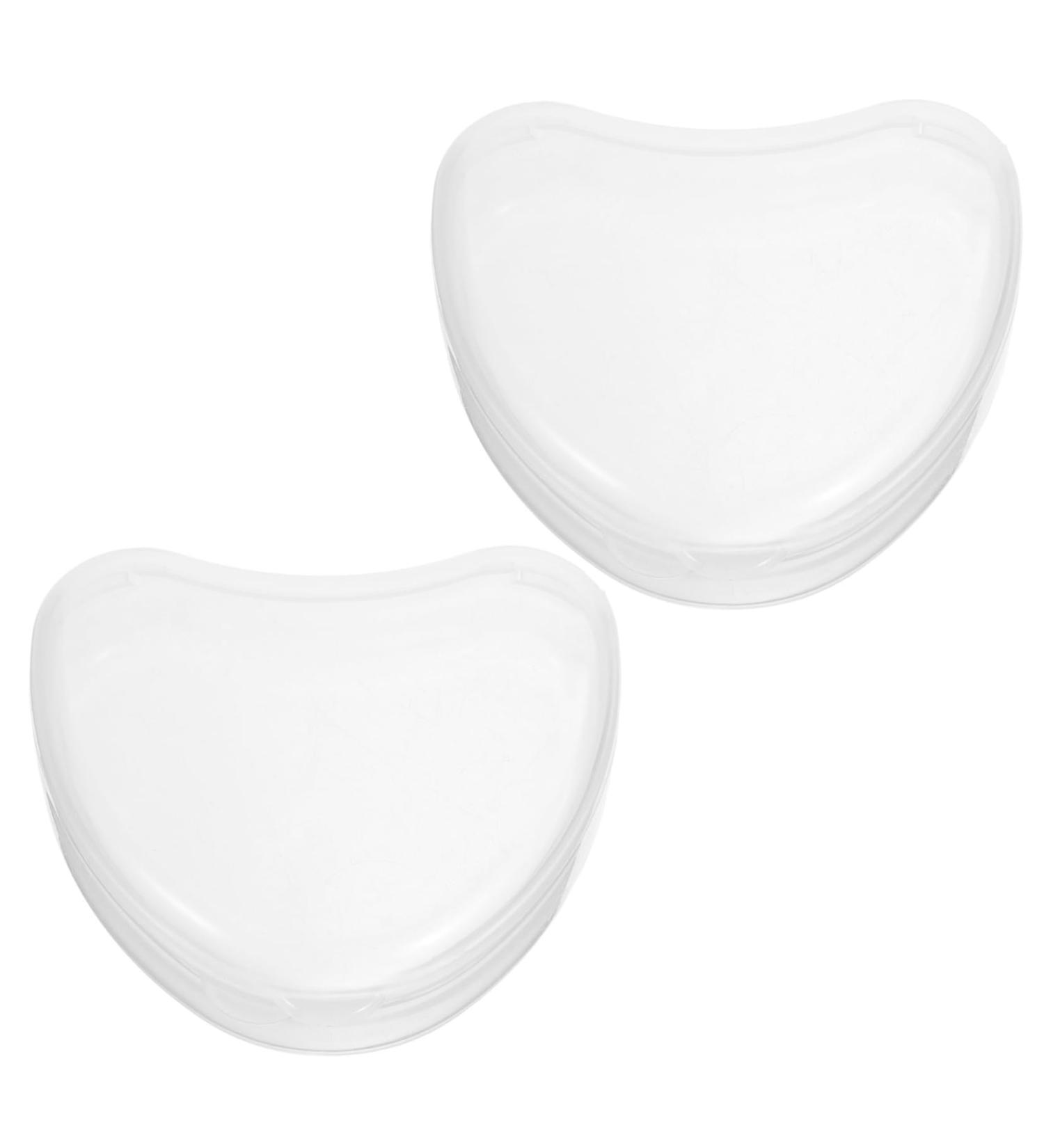Solustre Heart-Shaped Retainer & Prosthesis Cases - 2-Pack Artificial Tooth Container for Women | Stylish & Practical Dental Solutions - Buy Online on GoSupps.com