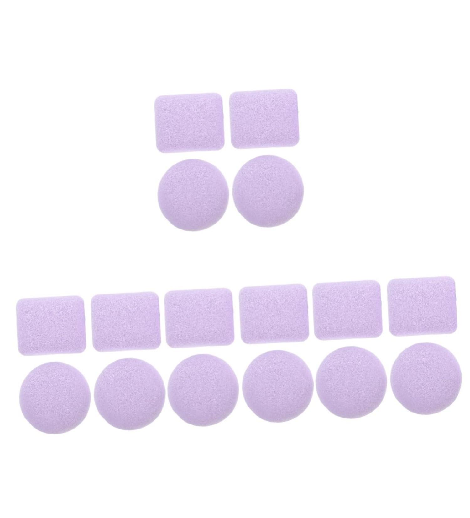 FRCOLOR 16 pcs Makeup Sponge Set - Foundation & Loose Powder Applicators - Purple Cosmetics Puffs for Flawless Makeup Application - Buy Online on GoSupps.com