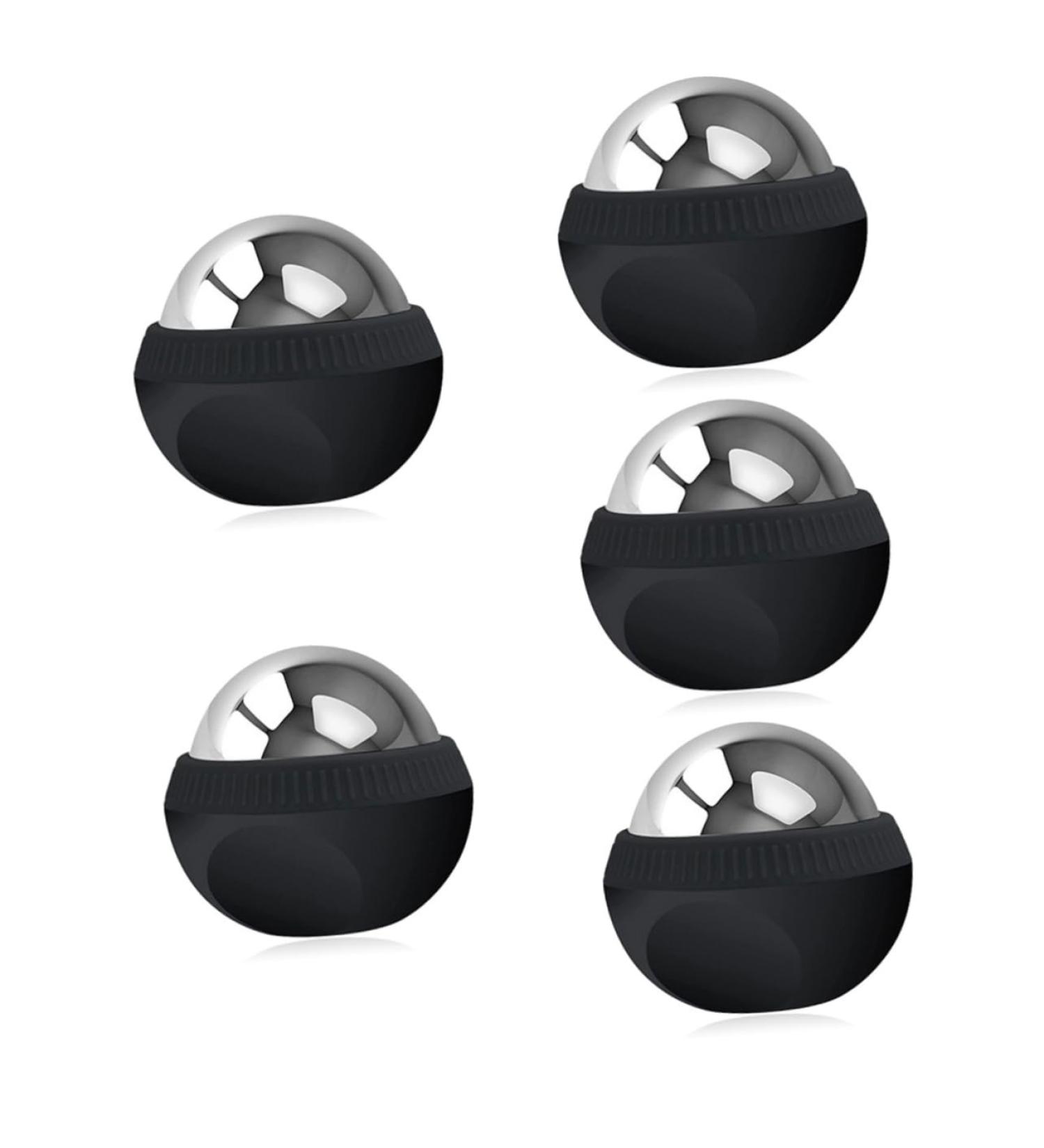 JECOMPRIS 5S Stainless Steel Massage Ball - Manual Relaxation & Heat Therapy Roller for Foot & Muscle Massage | Best Fitness Tool - Buy Online on GoSupps.com