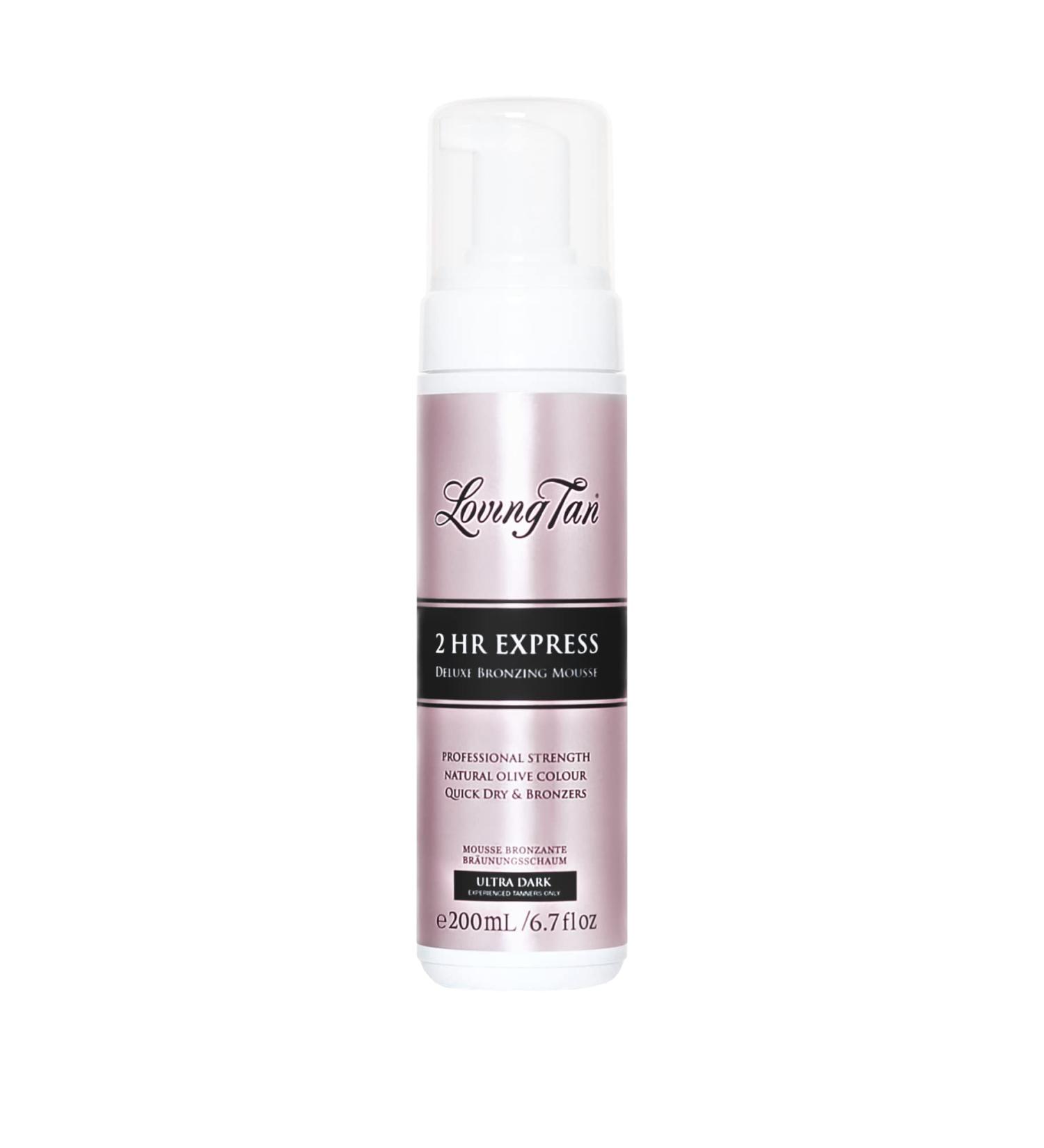 Loving Tan 2 HR Express Mousse 200ml - Ultra Dark | Fast-Acting Self Tanner - Buy Online on GoSupps.com