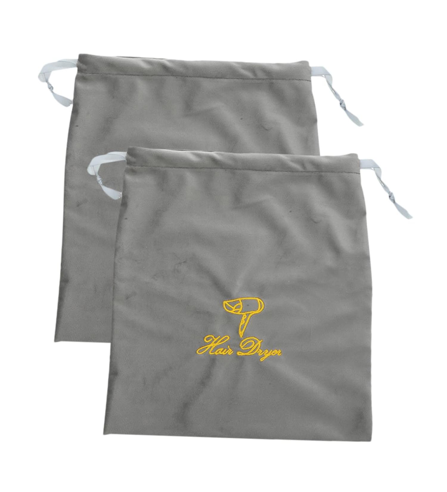 FOYTOKI 2pcs Hair Dryer Storage Bag Hair Dryer Travel Bag Drawstring Bags Drawstring Storage Bag Hair Dryer Bag Hair Blow Dryer Bag Hair Blower Bag Drawstring Pouch Blow Dryer Pouch 30.00X25.00X0.50CM Grey - Buy Online on GoSupps.com