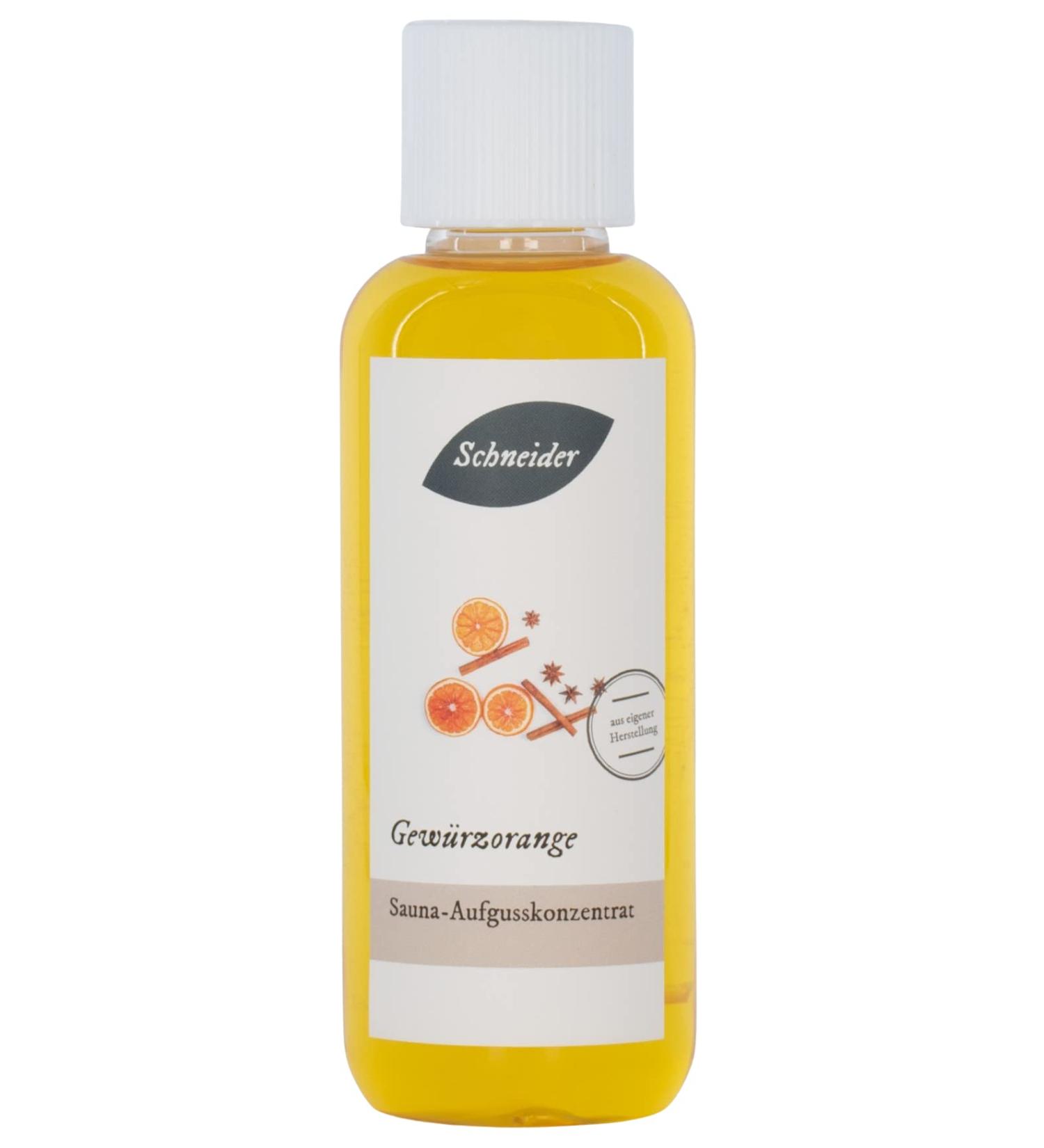 Shop Schneider Sauna Supplies - Infusion Concentrate Spice Orange - 250ml | Fruity & Fresh Sauna Experience - Buy Online on GoSupps.com