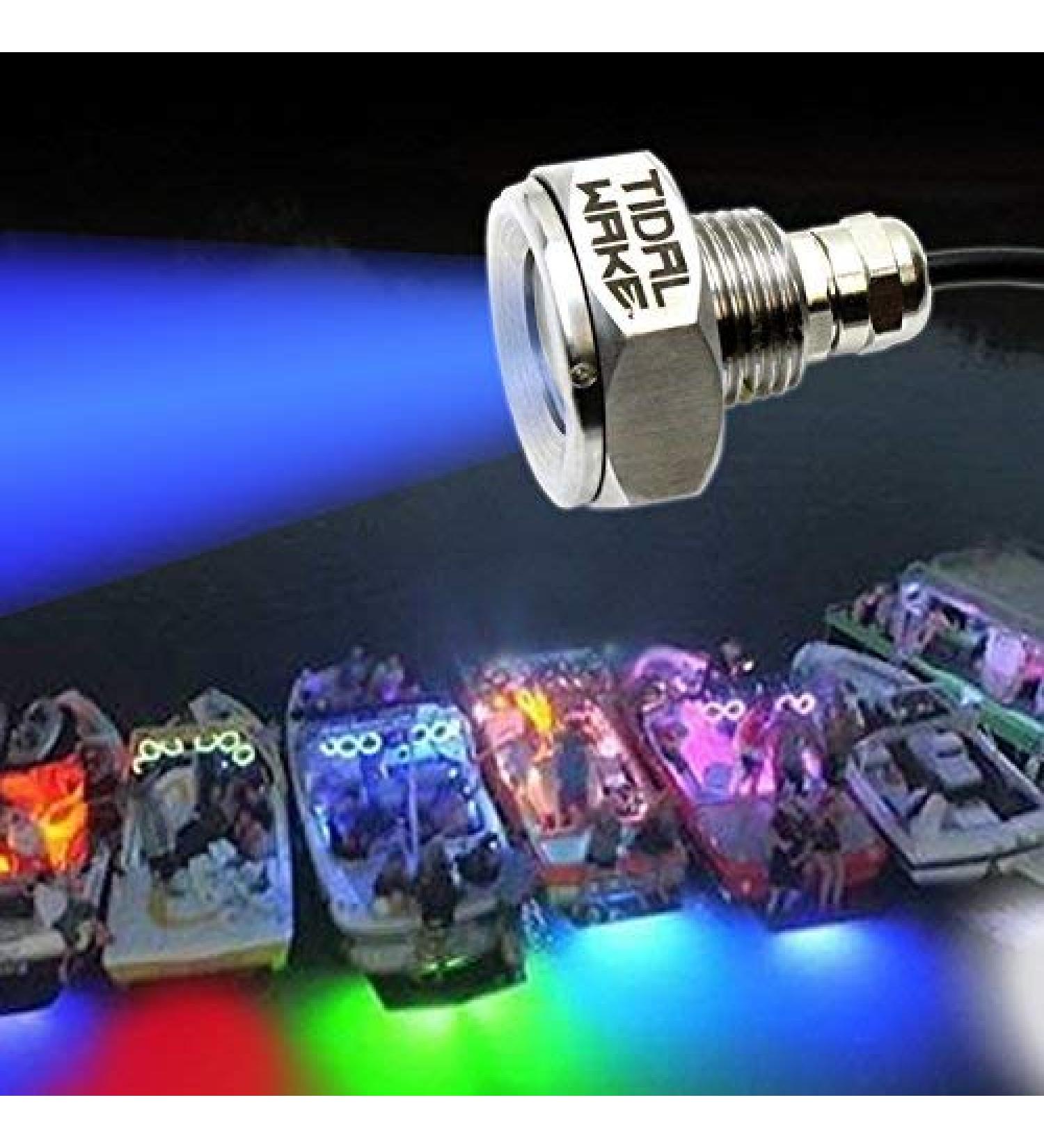 Tidal Wake IP68 Underwater Boat Drain Plug LED Light - Blue | Easy Installation, Brilliant Lighting - Buy Online on GoSupps.com