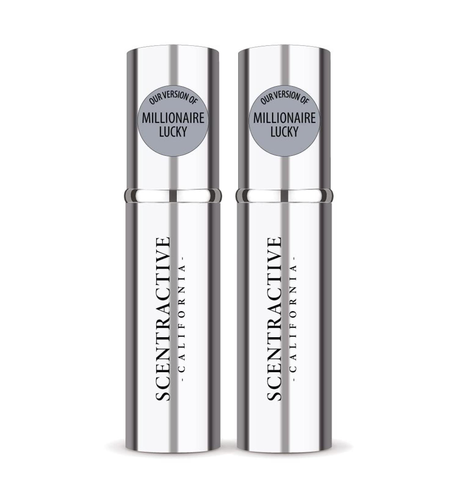 CA Perfume Impression of Paco R. Millionaire Lucky For Men Replica Version Fragrance Dupes Concentrated Long Lasting Eau de Parfum Spray Refillable Atomizer Bottle 0.17 Fl Oz/5ml-X2 PACO R. MILLIONAIRE LUCKY IMPRESSION 0.34 Fl Oz (Pack of 1) - Buy Online on GoSupps.com