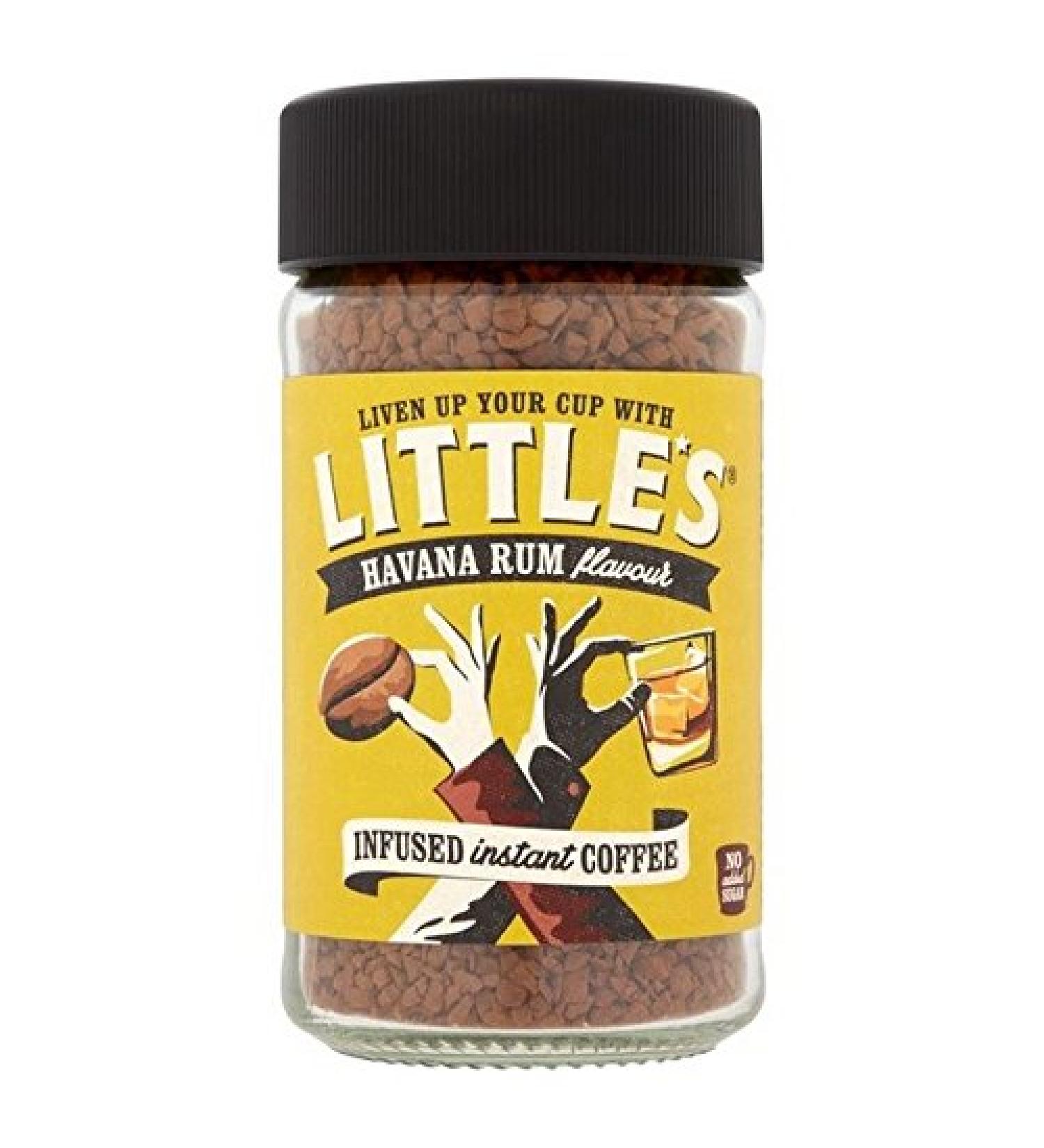 Little's Havana Rum Flavour Infused Instant Coffee 50g (Pack of 2)