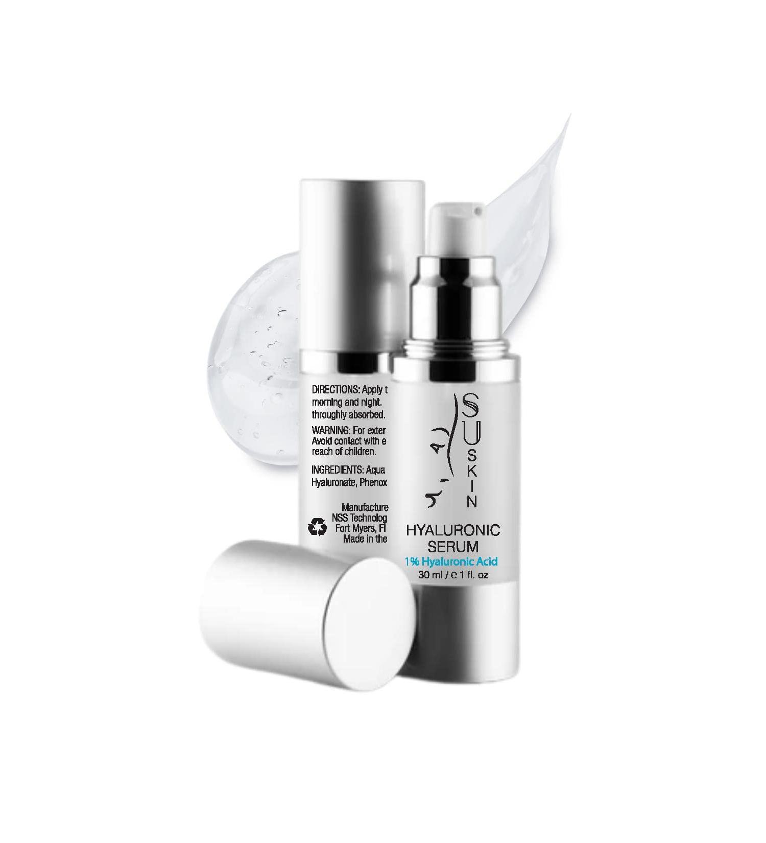 Su-Skin Hyaluronic Acid Hydrating Anti Aging Fragrance Free For Plumping Fine Lines Wrinkles