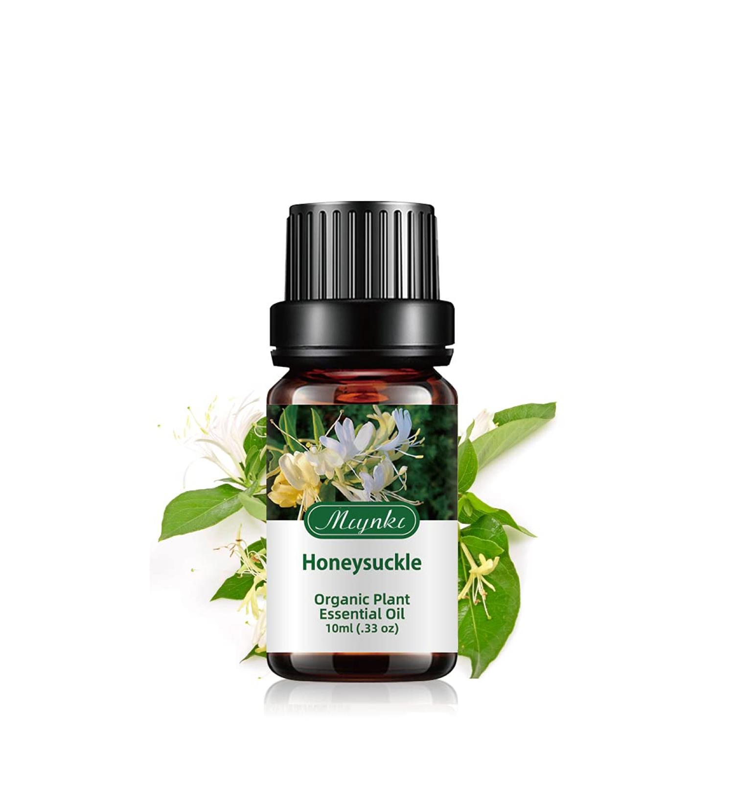 Organic Honeysuckle Essential Oil - 100% Pure for Diffuser, Massage & Hair Care - 10ml - Buy Online on GoSupps.com