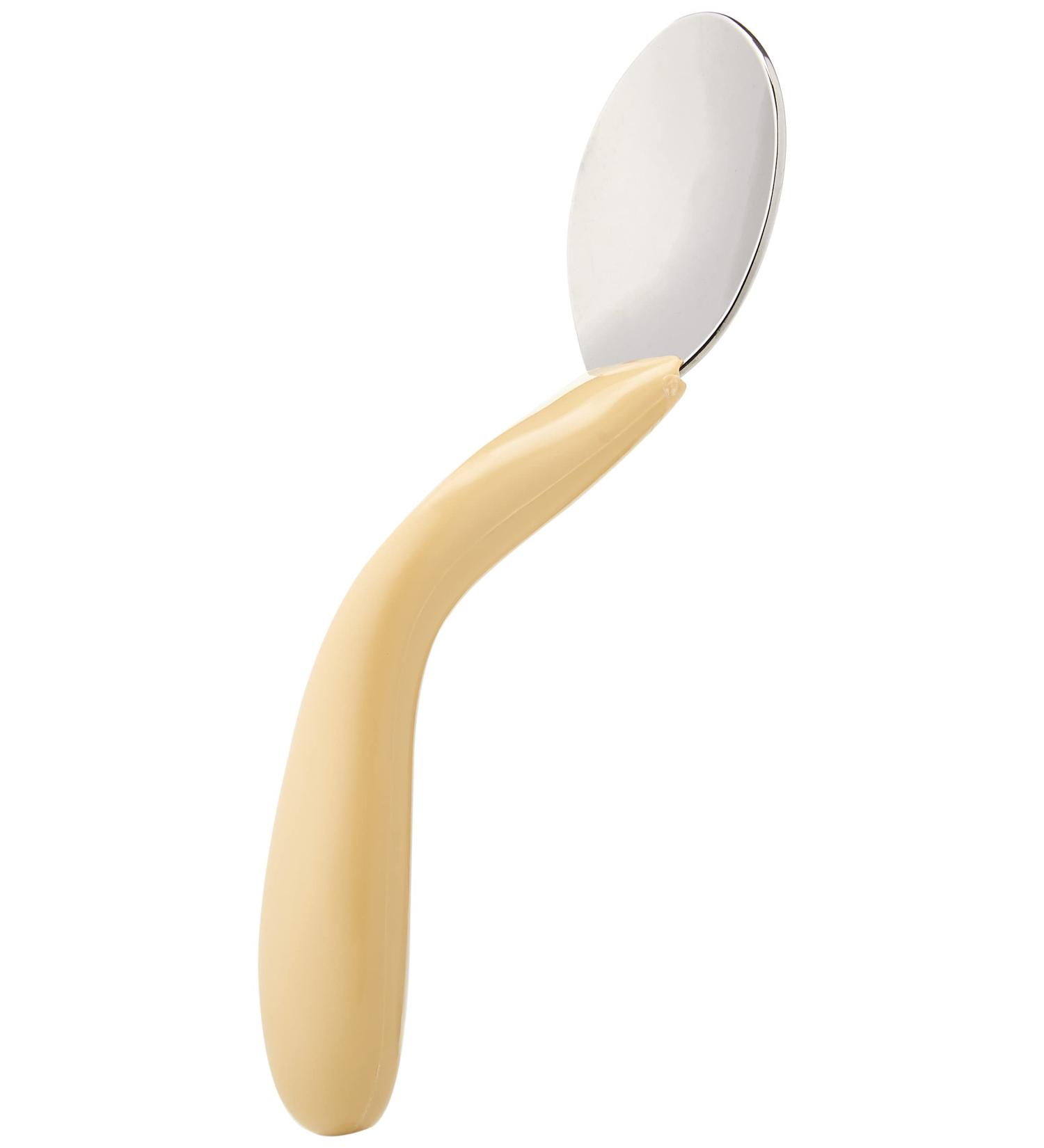 NRS Healthcare Caring Cutlery - Right Handed Angled Spoon - Single Pack - Buy Online on GoSupps.com