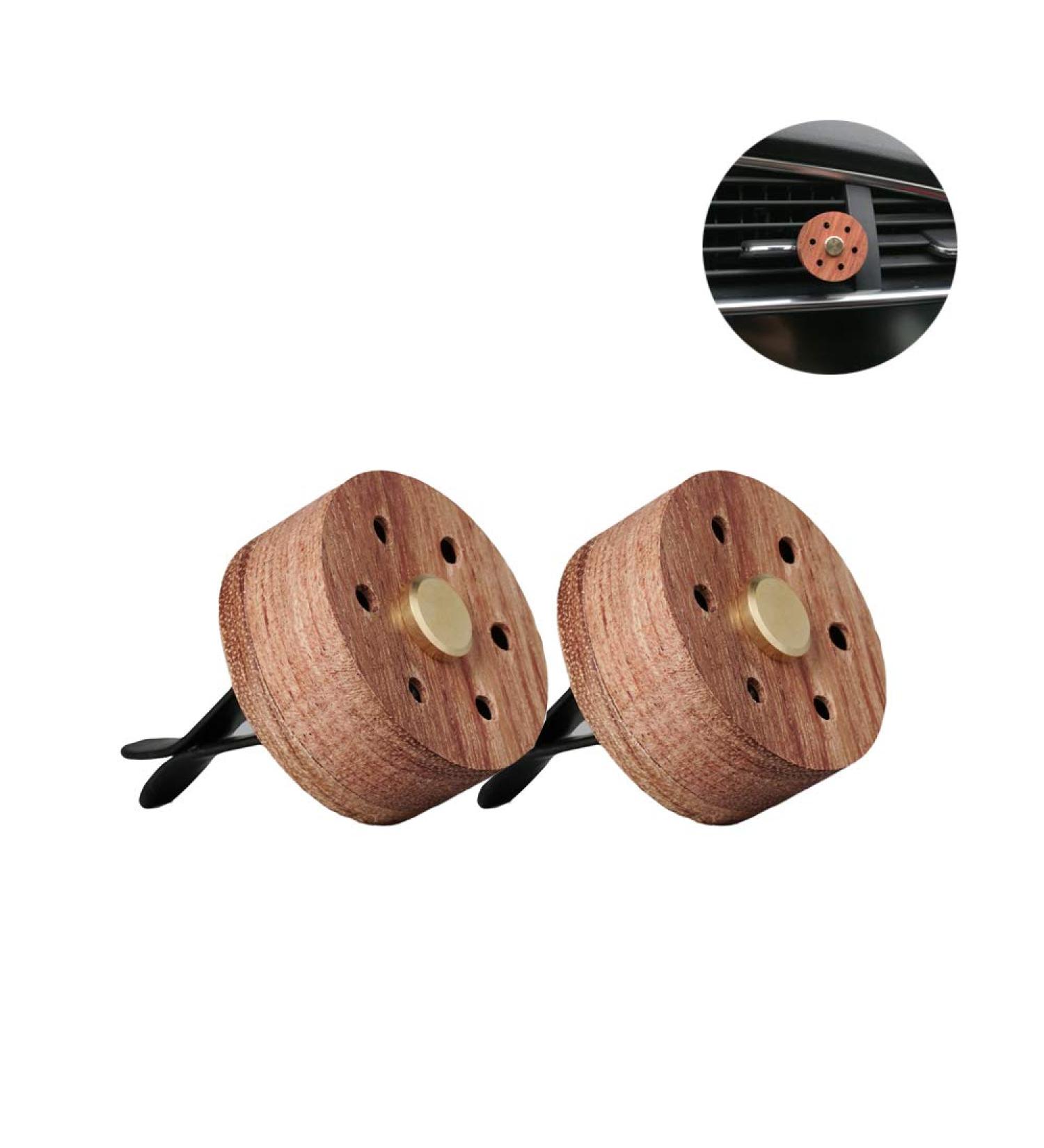 Yeejok Essential Oil Diffuser for Car - Mini Aromatherapy Vent Clip & Lava Stone Locket - 2 Pack Air Freshener for Travel - Buy Online on GoSupps.com