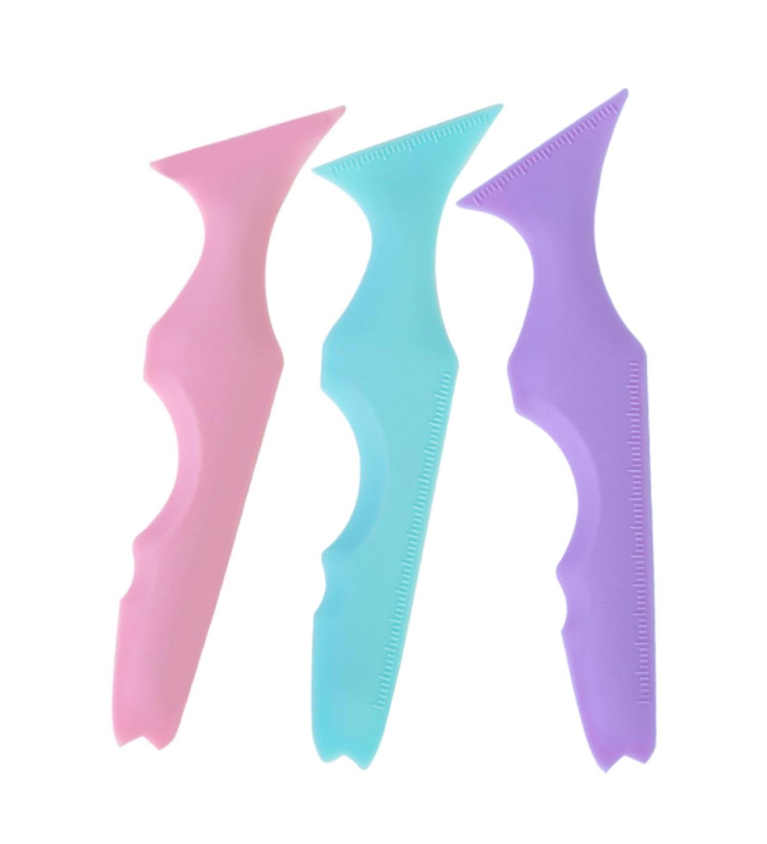 MAGICLULU 3pi ces Pochoirs Silicone Pour Sourcils Et Eyeliner Outils De Maquillage Pour Application De Mascara Et Dessin De Maquillage - Buy Online on GoSupps.com