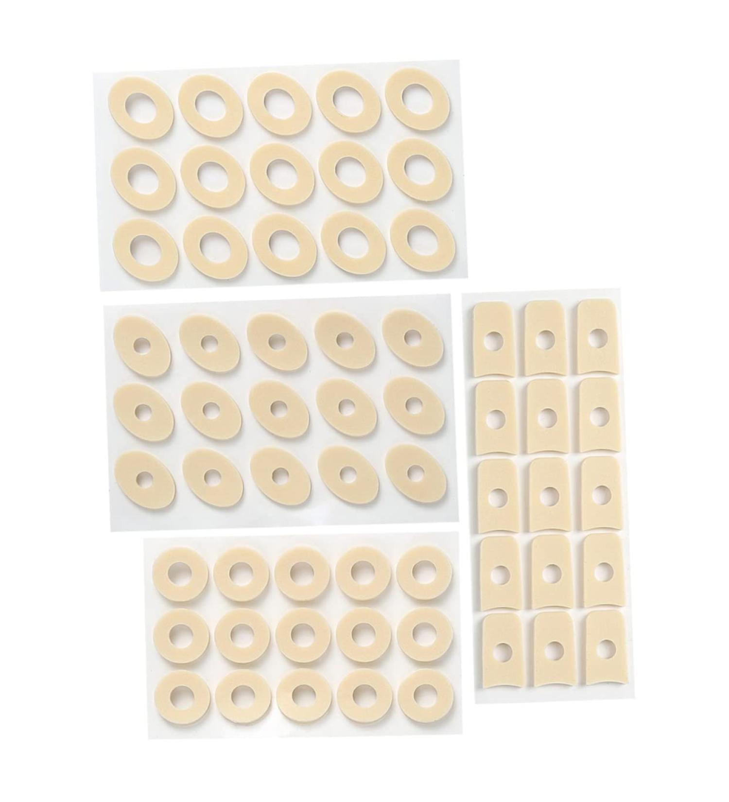 KOMBIUDA 4sheets Latex Corn Stickers Stickers Toe Corn Pad Corn Pads for Toe Cushions Toe Separator Gel Corn Toe Corn Remover Toe Pad Bunion Pads Foot Patch Latex Sponge Feet - Buy Online on GoSupps.com