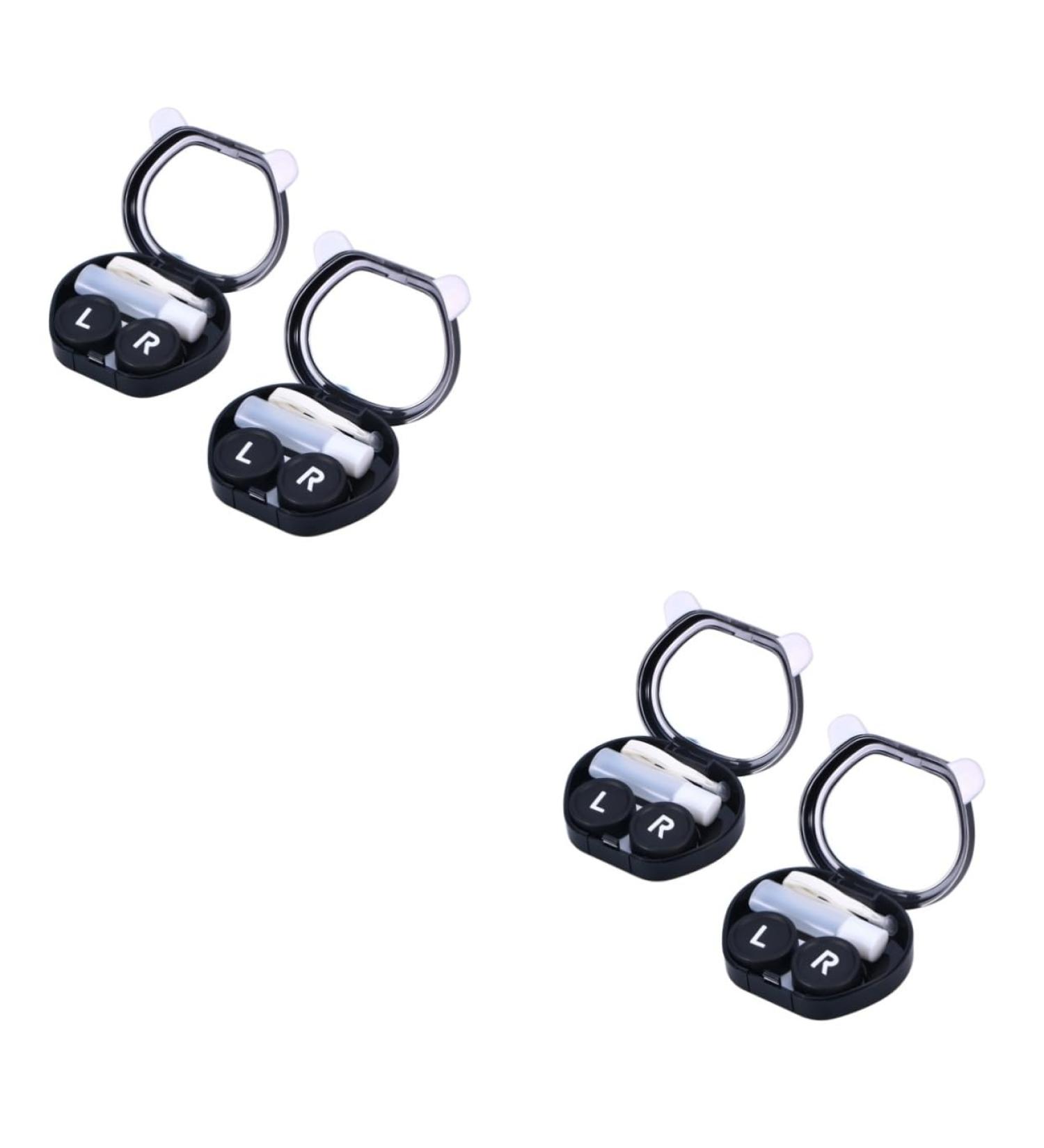 Buy Gatuida 4pcs Cartoon Contact Lens Case - Panda Colored Lens Storage - International Shipping Available - Buy Online on GoSupps.com