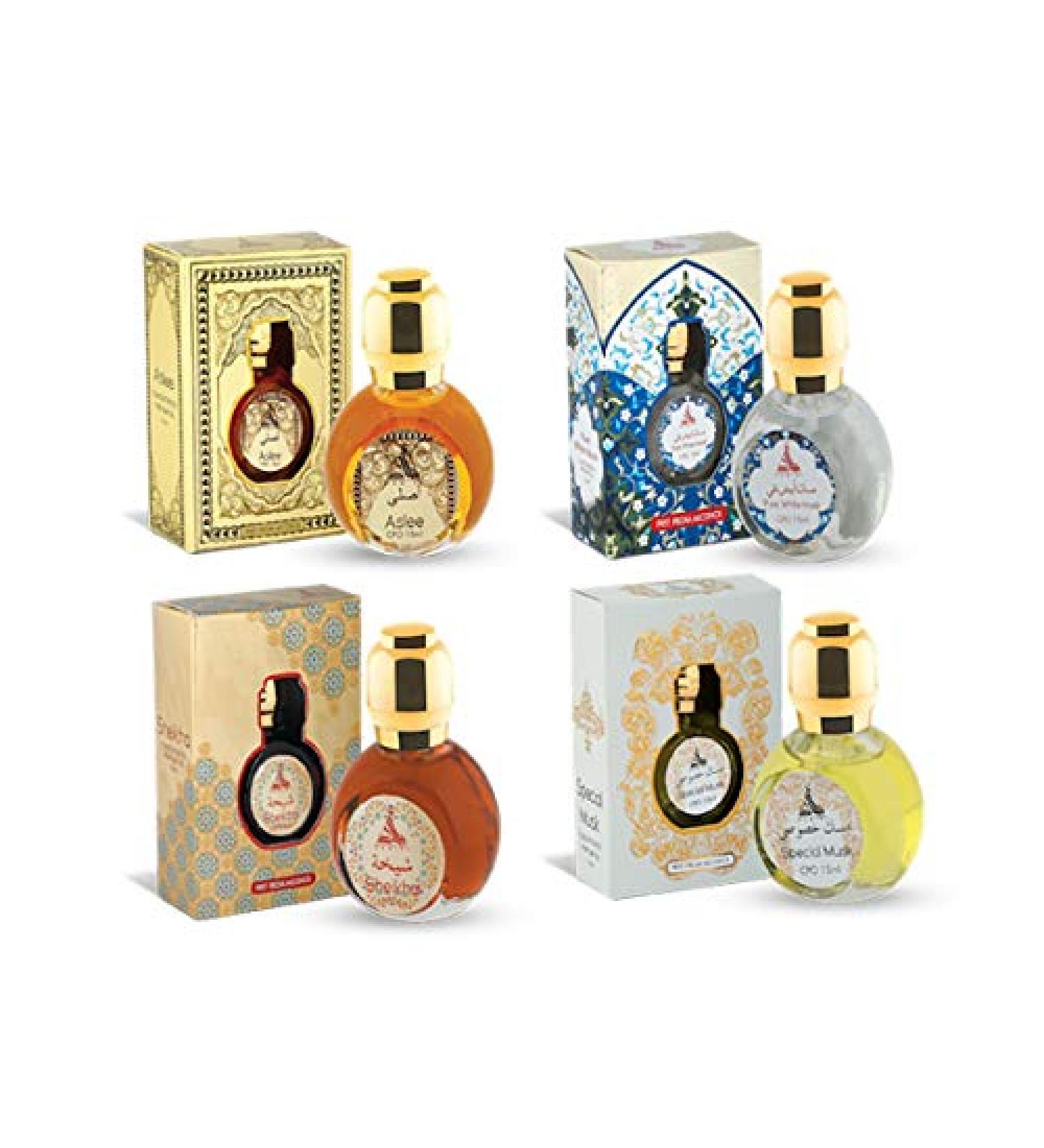 Hamidi 15 ml Perfume Oil Free From Alcohol Attar for Men and Women (Pack of 4) (Aslee) - Buy Online on GoSupps.com