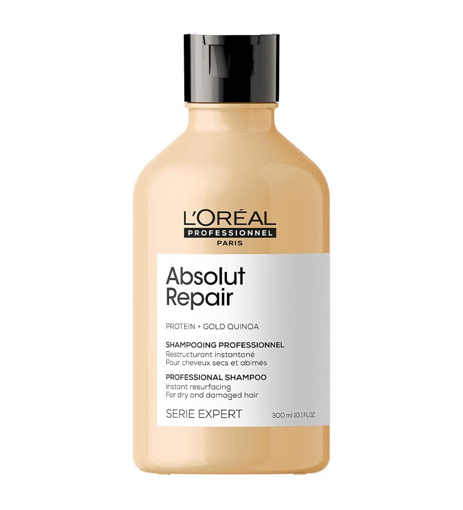 L'Or al Professionnel LOr al Professionnel Serie Expert Absolut Repair Gold Quinoa Plus Protein shampoo cedar white 300 ml 1 piece 300 ml 1 pack Absolut R shampoo oud