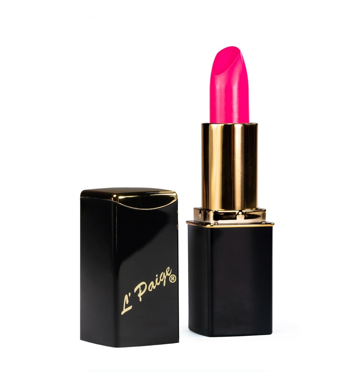 L Paige L18 Brightest Pink Designer Lipstick | Long-lasting Moisturizing & Aloe Vera Infused - Shop Now - Buy Online on GoSupps.com