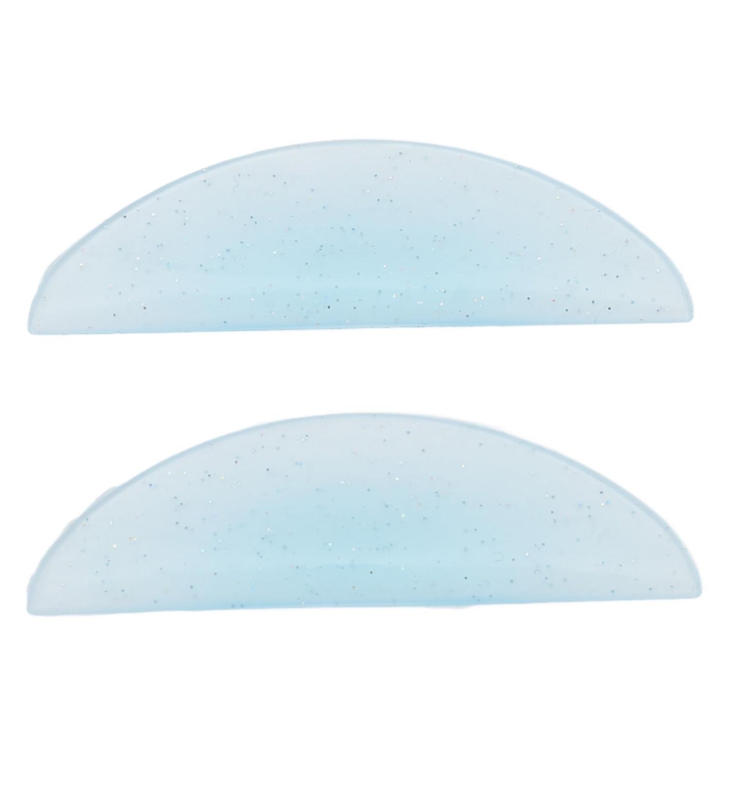 Silicone Eyelash Perming Pads Soft Reusable Lash Curling Blue Glitter for Different Lash Lengths Individual Use or Beauty Salons (M) - Buy Online on GoSupps.com