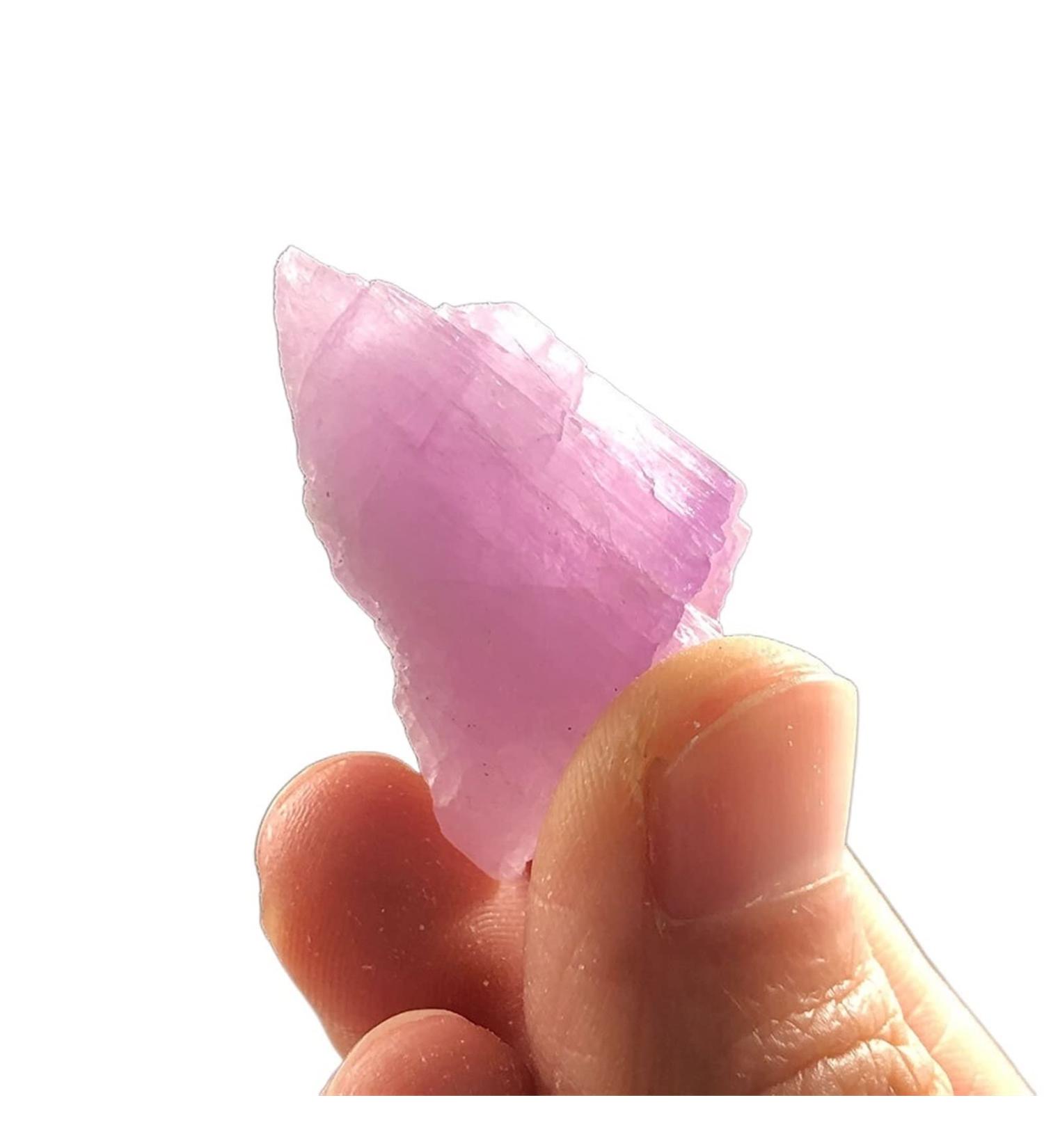 Crystal Rough 50g/100g Bulk Purple Spodumene Kunzite Raw Natural Stone Rough Quartz Crystal Specimen Home Decor (Size : 50g) - Buy Online on GoSupps.com