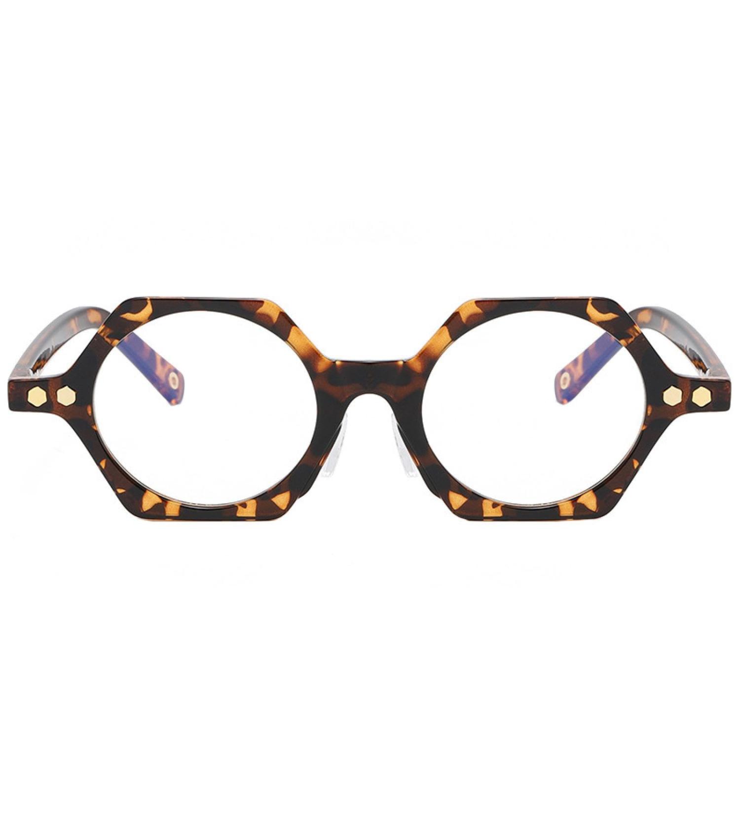 Buy SERONI TR90 Polygon Frame Blue Light Blocking Glasses for Men & Women - Anti UV Ray Computer & Reading Glasses - Stylish Tortoiseshell Design - 47mm - Buy Online on GoSupps.com