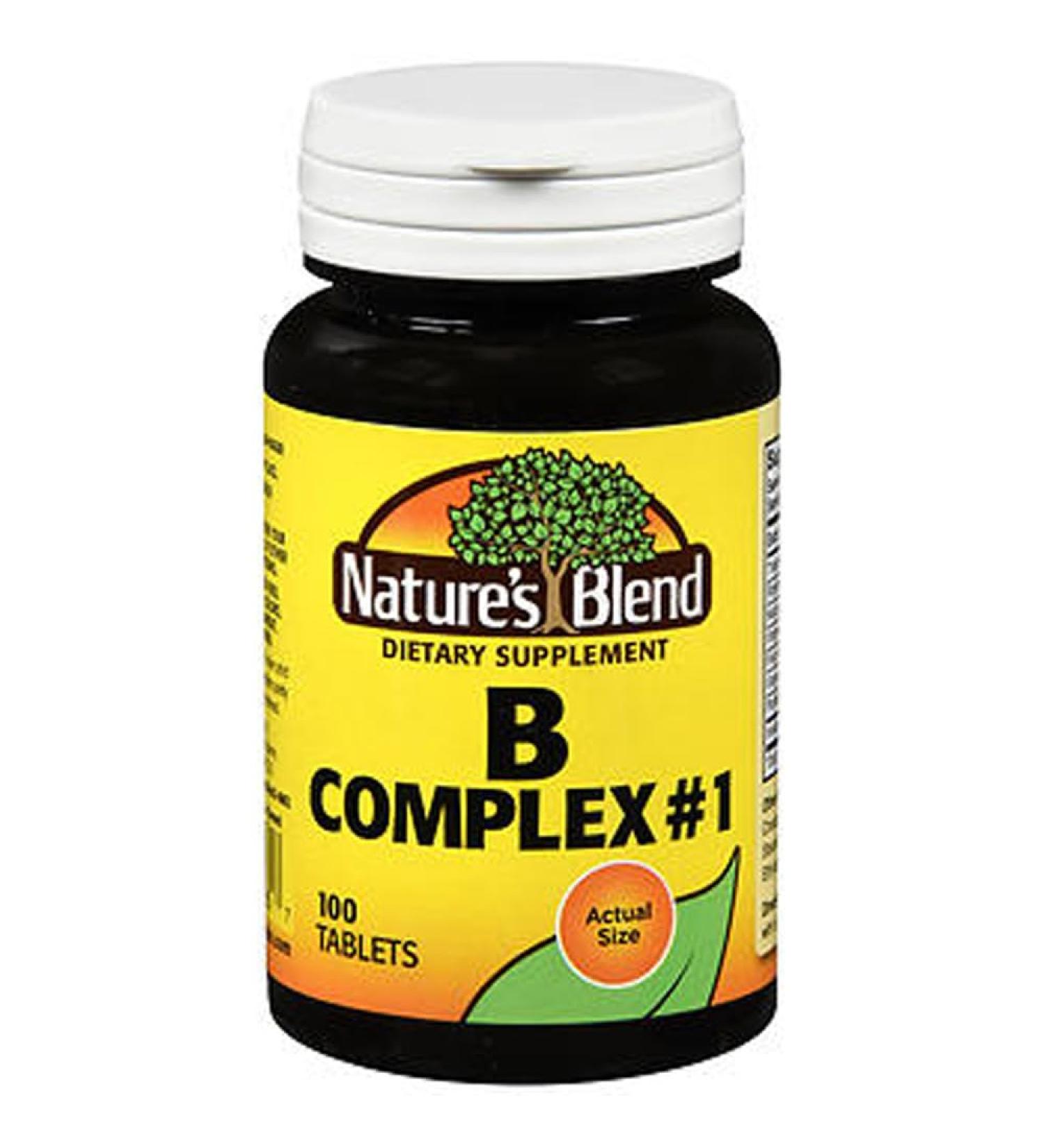 Nature's Blend B Complex #1 Tablets - 100 ct Pack of 2
