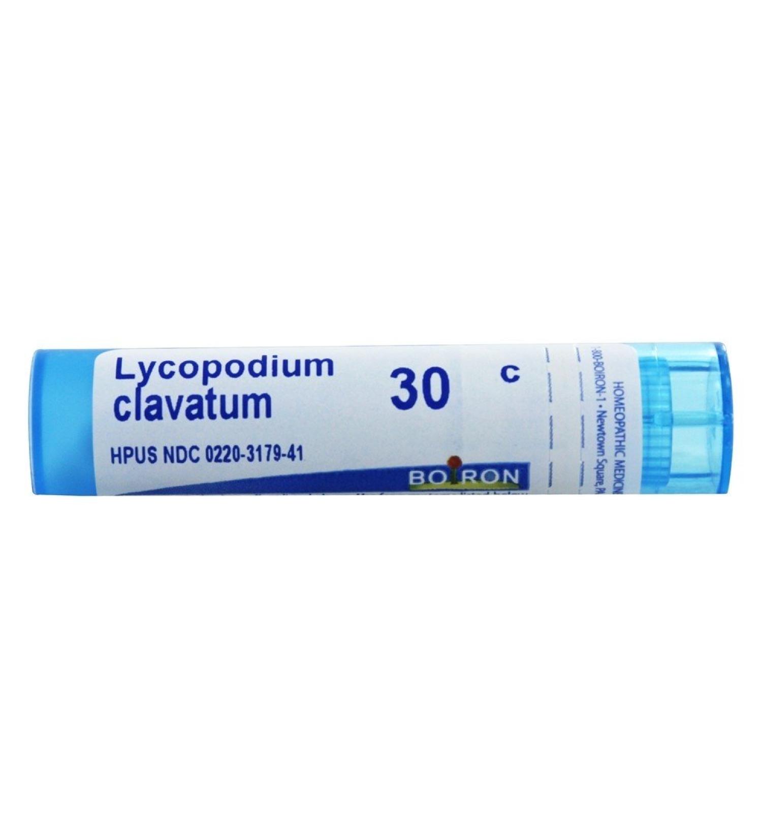 Boiron Lycopodium Clavatum 30C - Homeopathic Remedy - 80 Pellets - Fast Worldwide Shipping - Buy Online on GoSupps.com