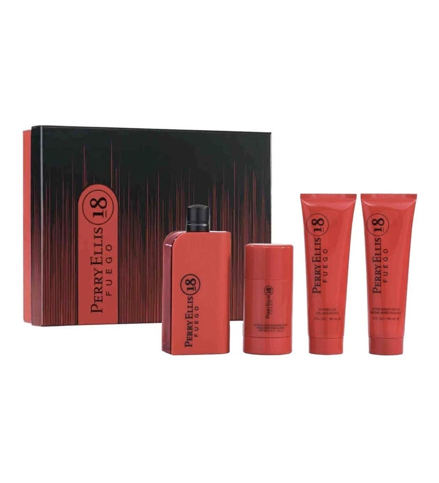 Perry Ellis Gift Set Perry Ellis 18 Fuego By Perry Ellis - Buy Online on GoSupps.com