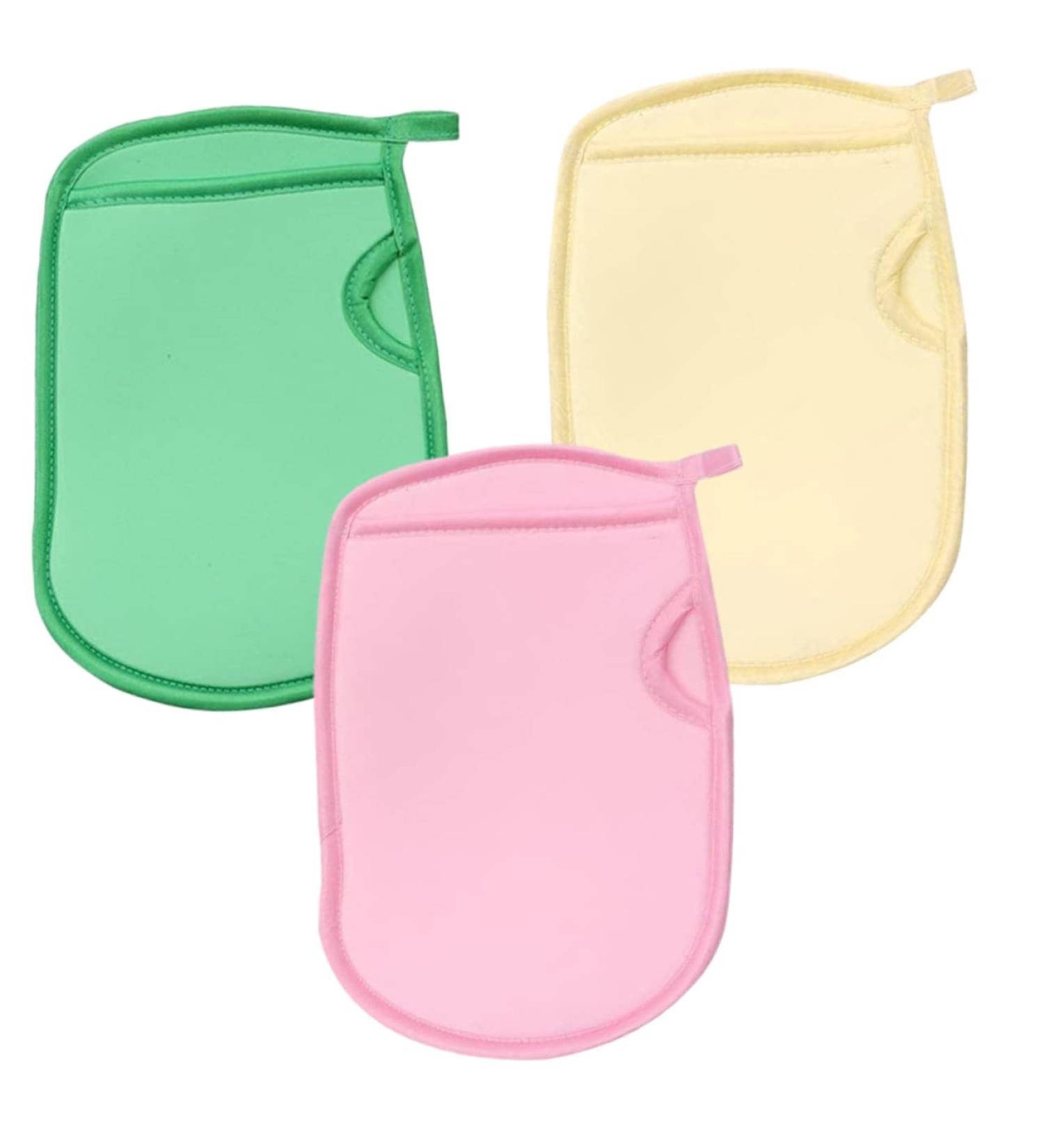BESTYASH 3 Pi ces Lot de Mitaines Exfoliantes pour Douche Outils de Nettoyage du Corps et Gommage du Dos - Buy Online on GoSupps.com