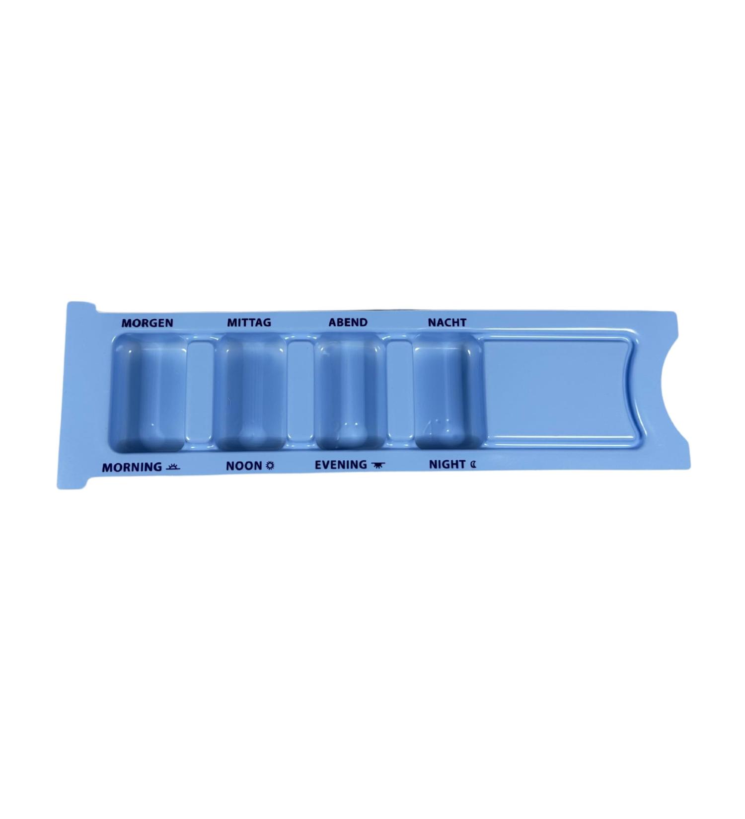 Medicinal Dispenser - Medication Organizer & Dosing Aid for Daily Dosage | Tablet Dispenser for Tomorrow Noon Evening Night (100 Units) - Buy Online on GoSupps.com
