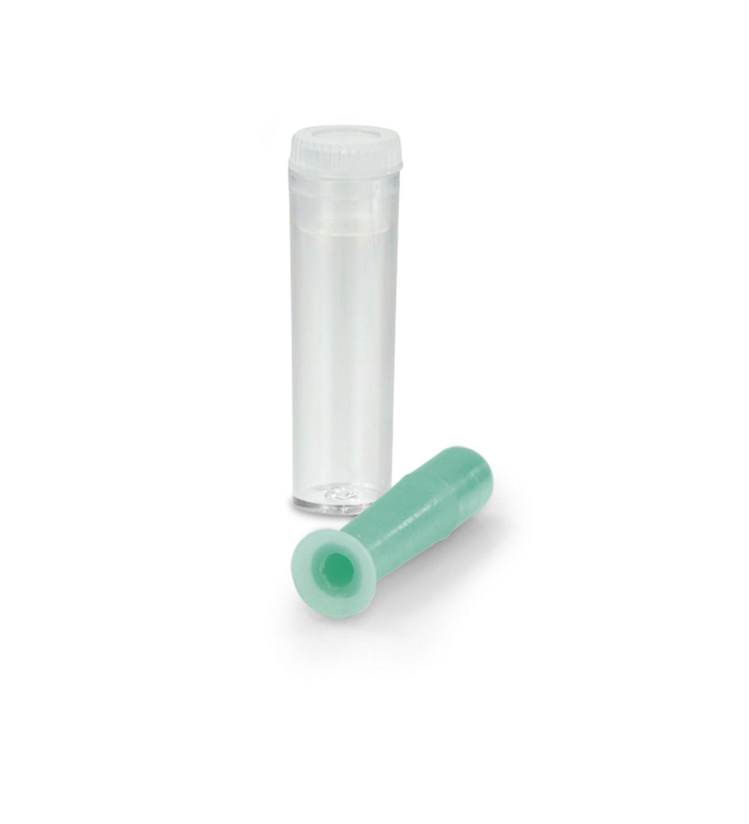 Contact lens suction cup for hard and soft contact lenses - GREEN - for insertion and removal (2)