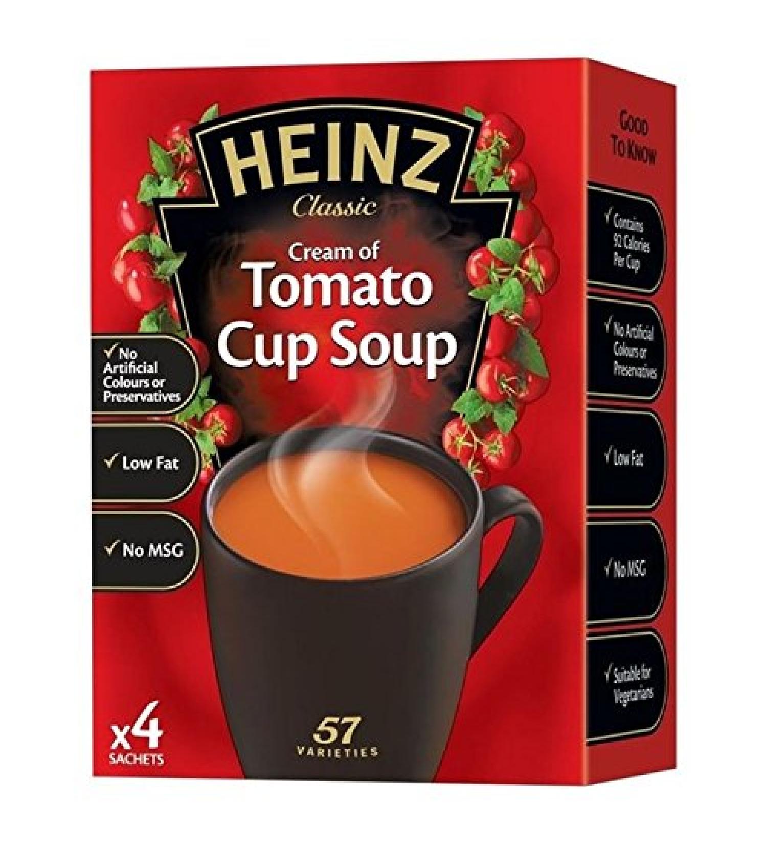 HEINZ Heinz Tomato Soup 4 x 22g - Pack of 6