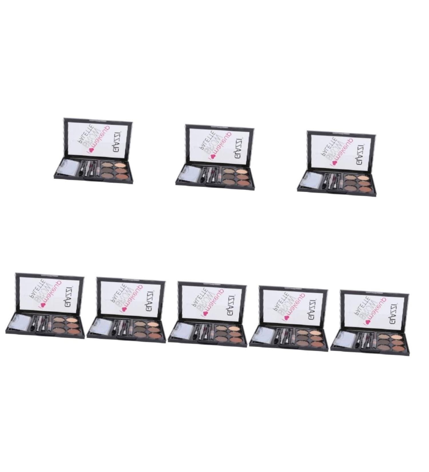 Beavorty 8 Sets Eyebrow Powder Set Multifunctional Cosmetic Six-color Eyebrow Powder Eyebrow Pencil Brush - Buy Online on GoSupps.com