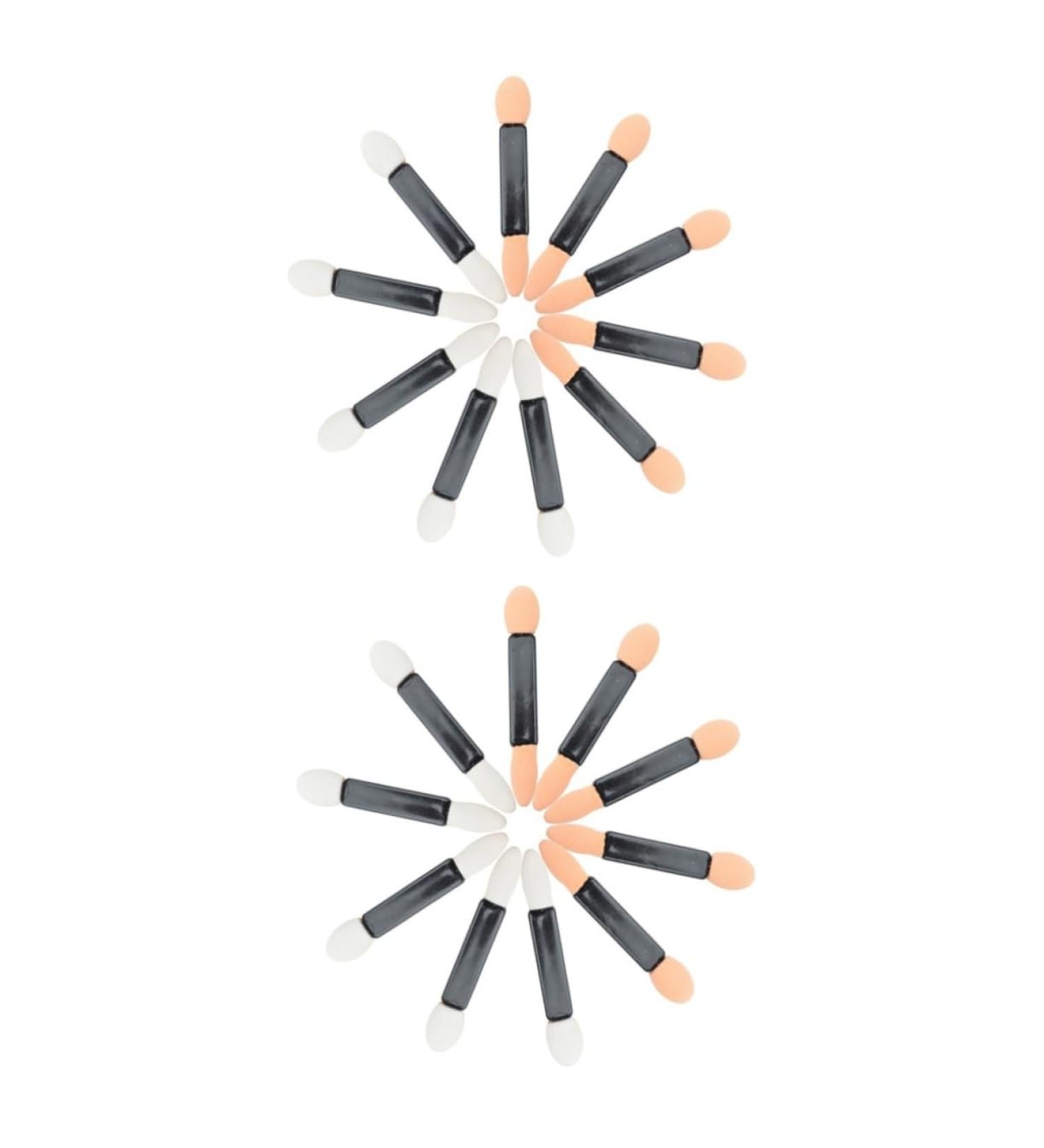 Hemoton 100 Pcs Eye Shadow Applicator Eyeshadow Foam Makeup Eye Shadow Brush Makeup Brush mediumx2pcs Assorted Colorx2pcs - Buy Online on GoSupps.com