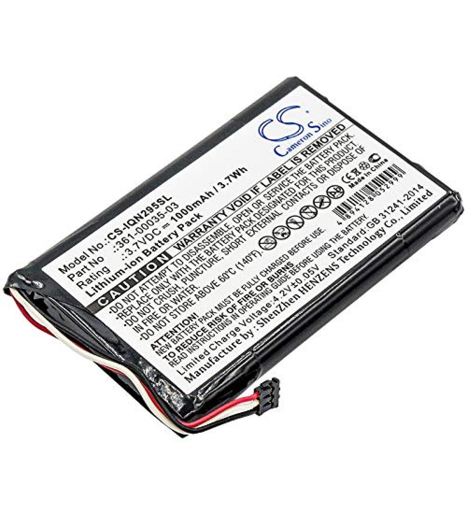3.7V 1000mAh Battery Replacement for Garmin Nuvi 2789LMT 2597LMT 2557 2457 2455LT - International Shipping Available - Buy Online on GoSupps.com