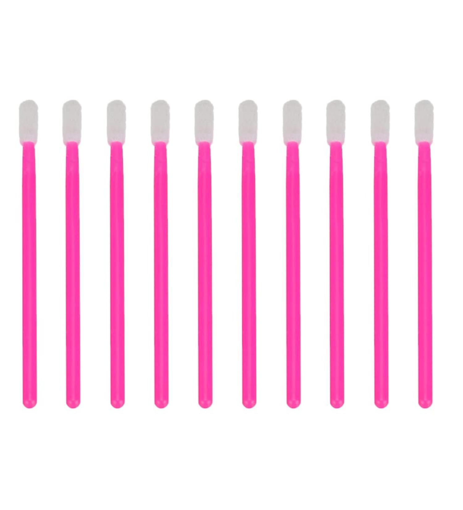 FRCOLOR 100pcs Disposable Flat Head Tongue Lip Brush - Skin-Friendly Fine Makeup Tool for Women - Gloss Bulk Supply - Buy Online on GoSupps.com