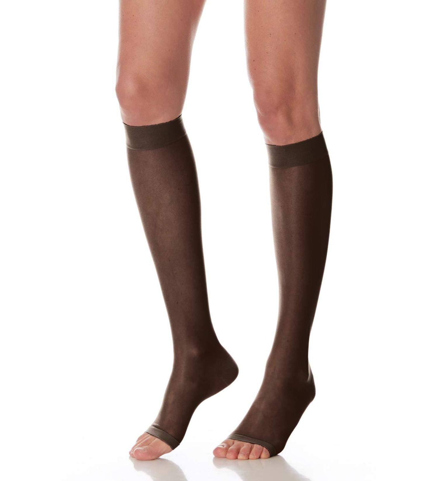 Scudotex Media Short 240 Denier Open Open Lace Color Black Size 6-1 Piece