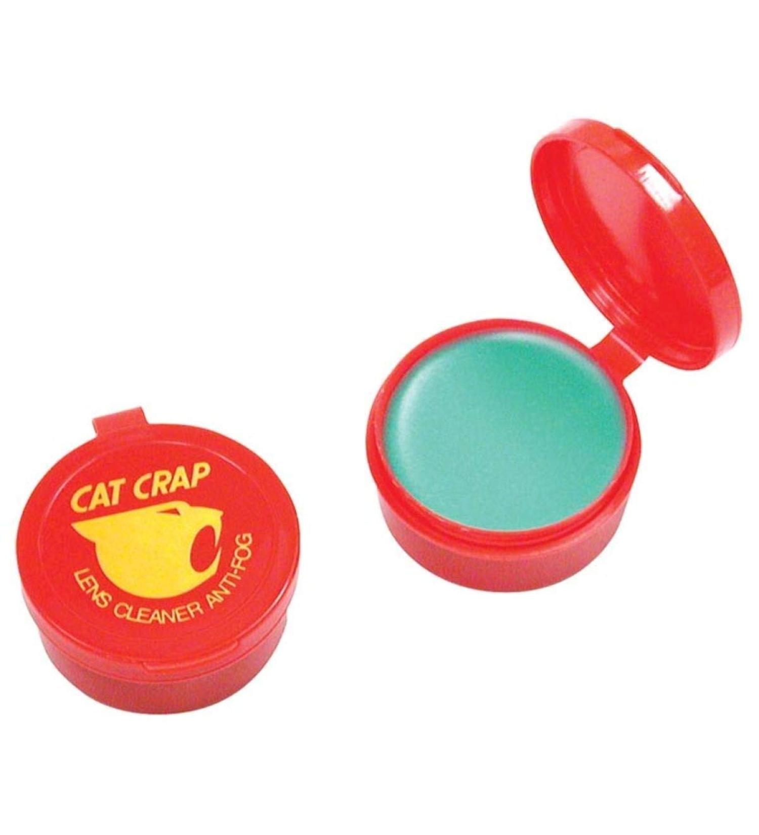 EK USA, Cat Crap, Anti-Fog Lens Cleaner Balm, Safe on All Lenses, Eyeglasses, Goggles, and Camera Lenses - 0.5 Ounce, 4-Pack Balm Cleaner 4pack