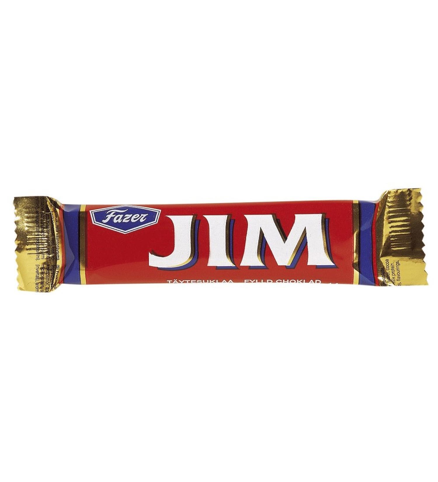 Fazer Fazer Jim Chocolate Bar filled with 70 bars of 14g